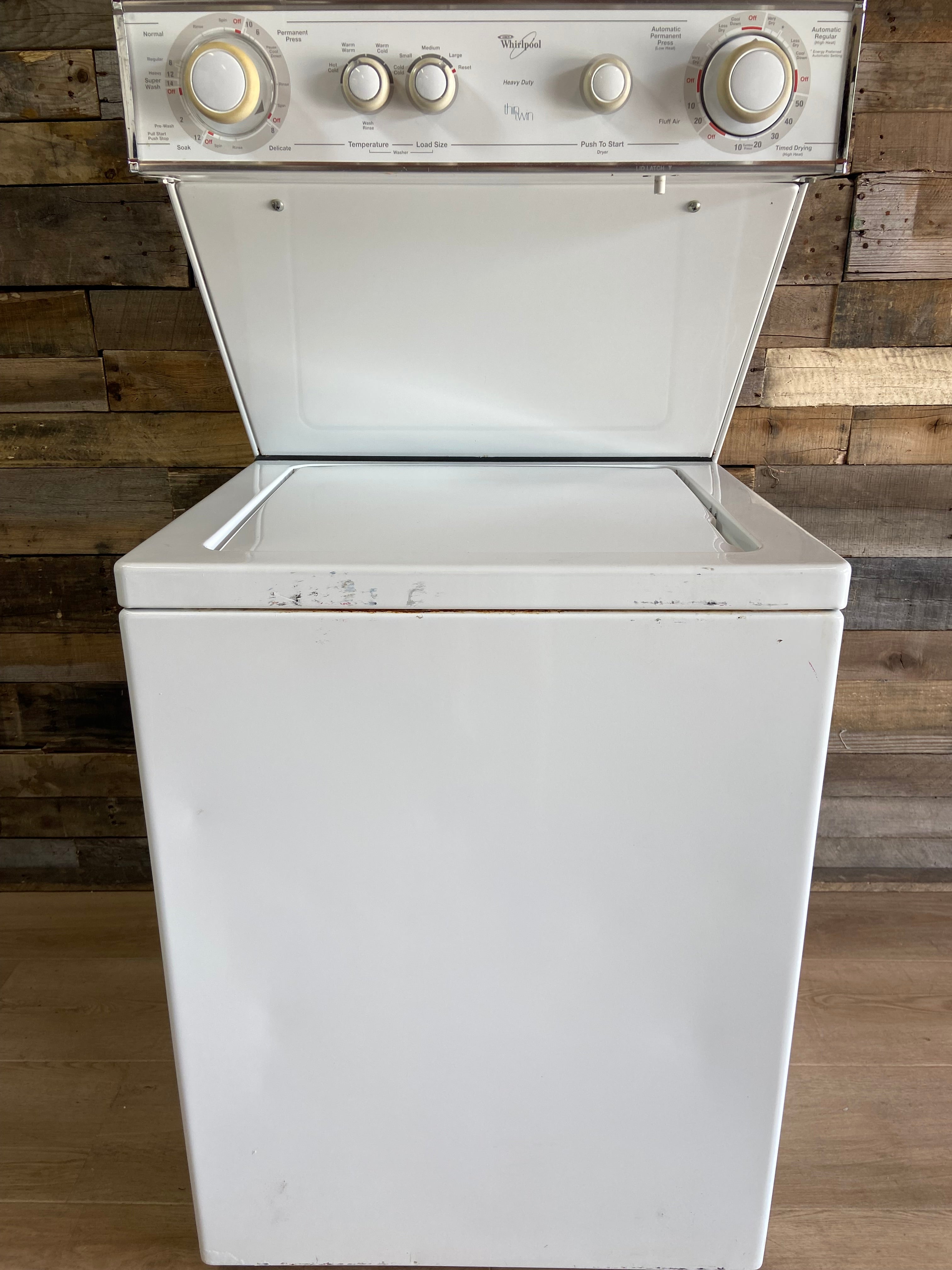 Whirlpool Thin Twin 24inch Stackable (240v)