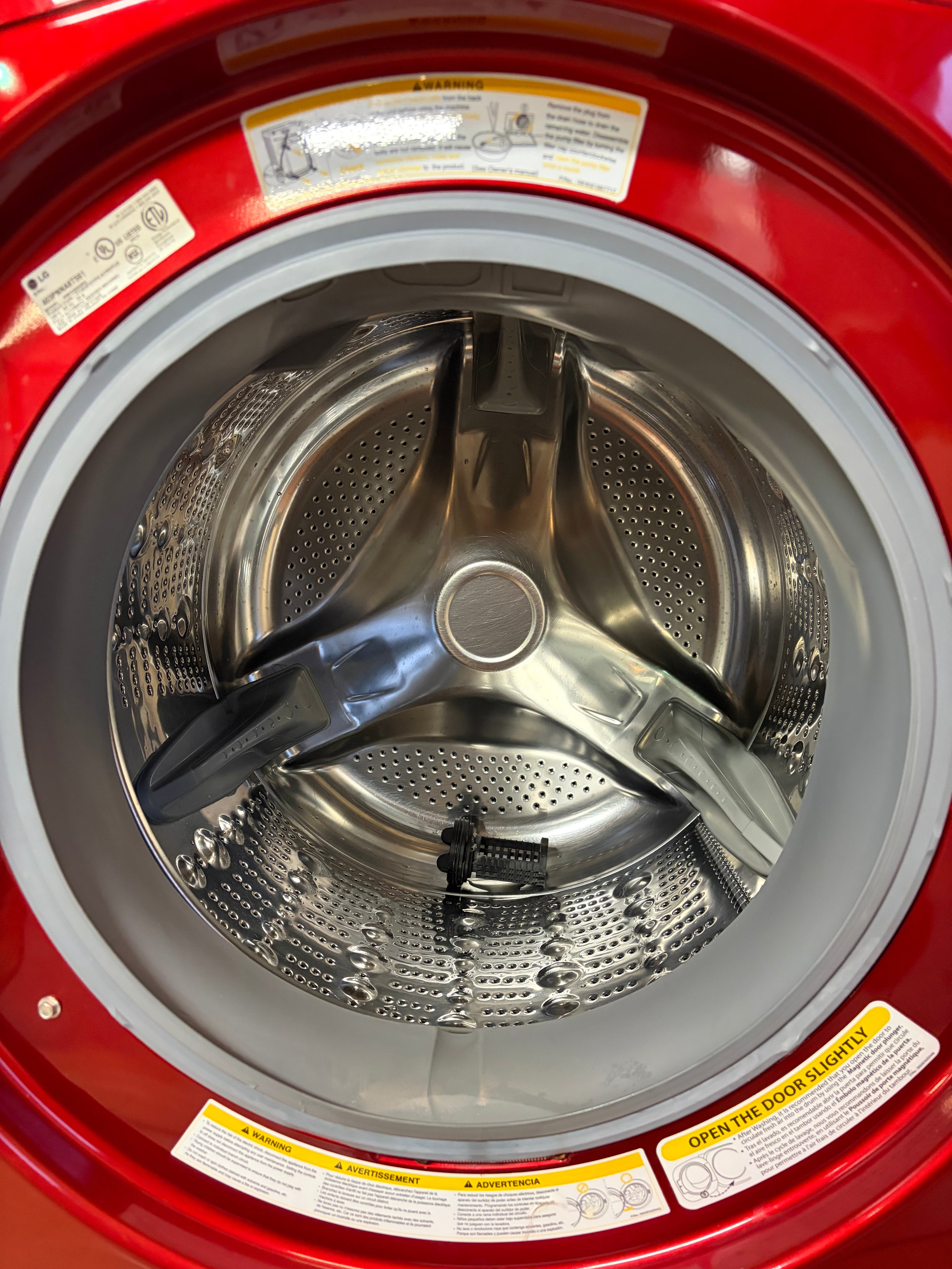 Red LG Direct Drive Front Load Set