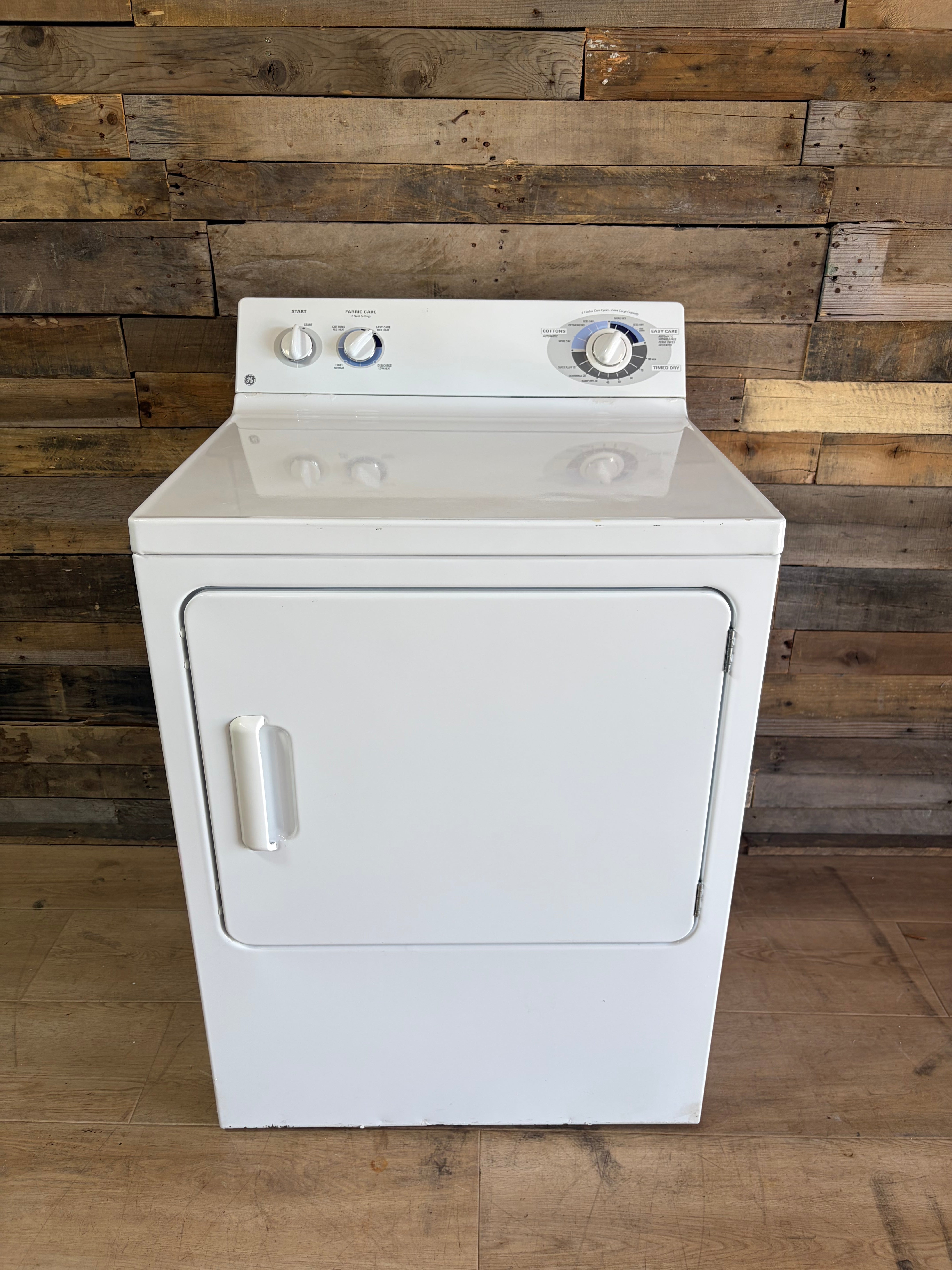 White GE Dryer