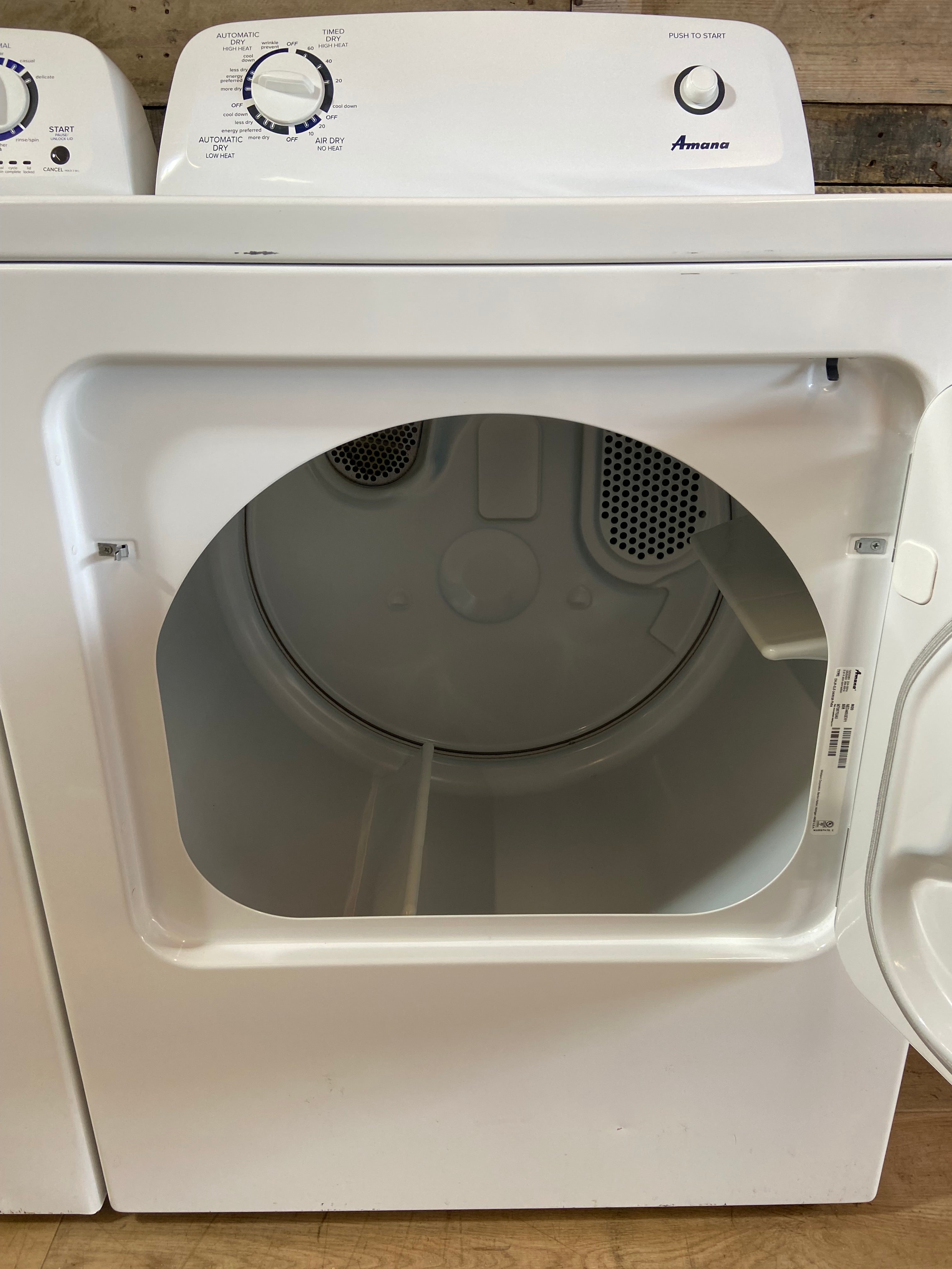 Amana Top Load Washer & Dryer Set
