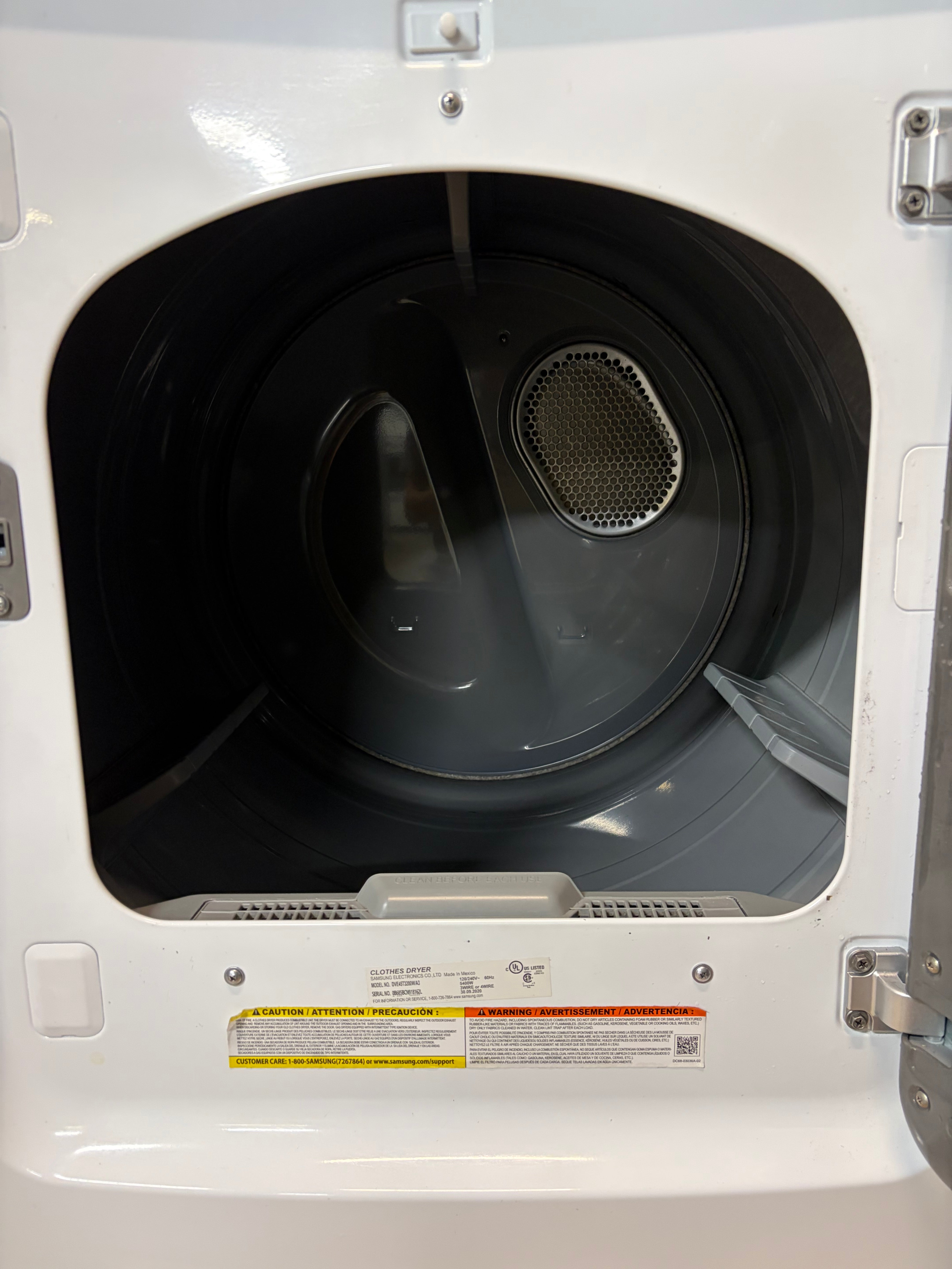 Samsung White Glass Top Set