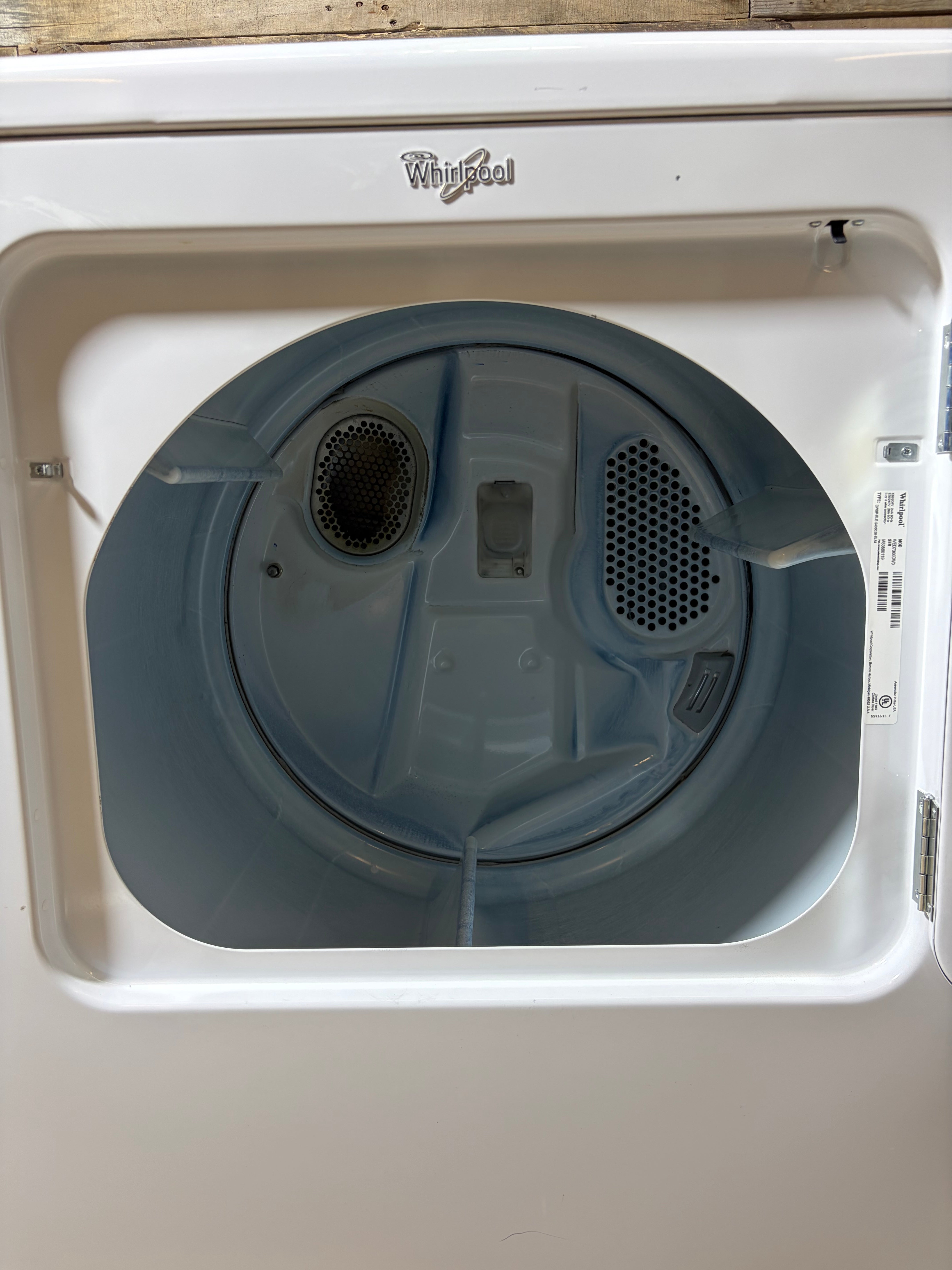 White Whirlpool Cabrio Dryer