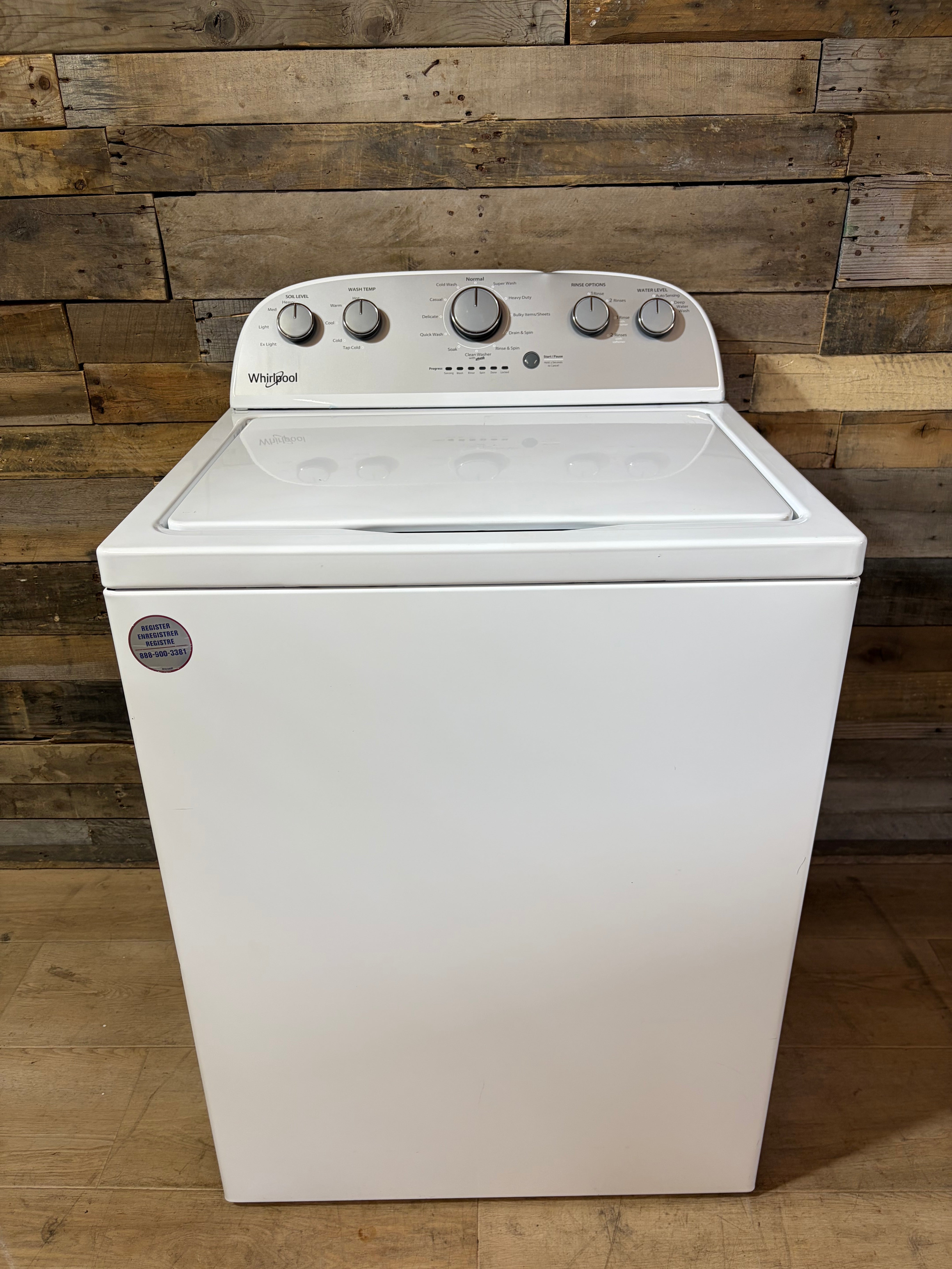 Whirlpool Grey Face Top Load Washer
