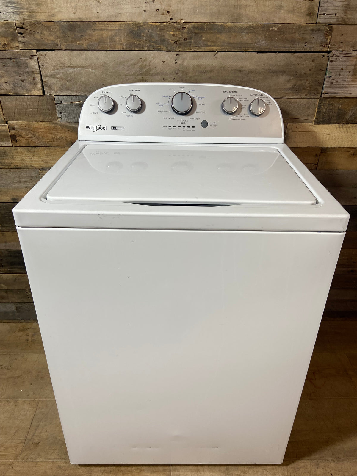 Whirlpool 2/1 Removable Agitator Top Load Washer