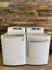 LG Large Capacity Top Load Washer Dryer Set