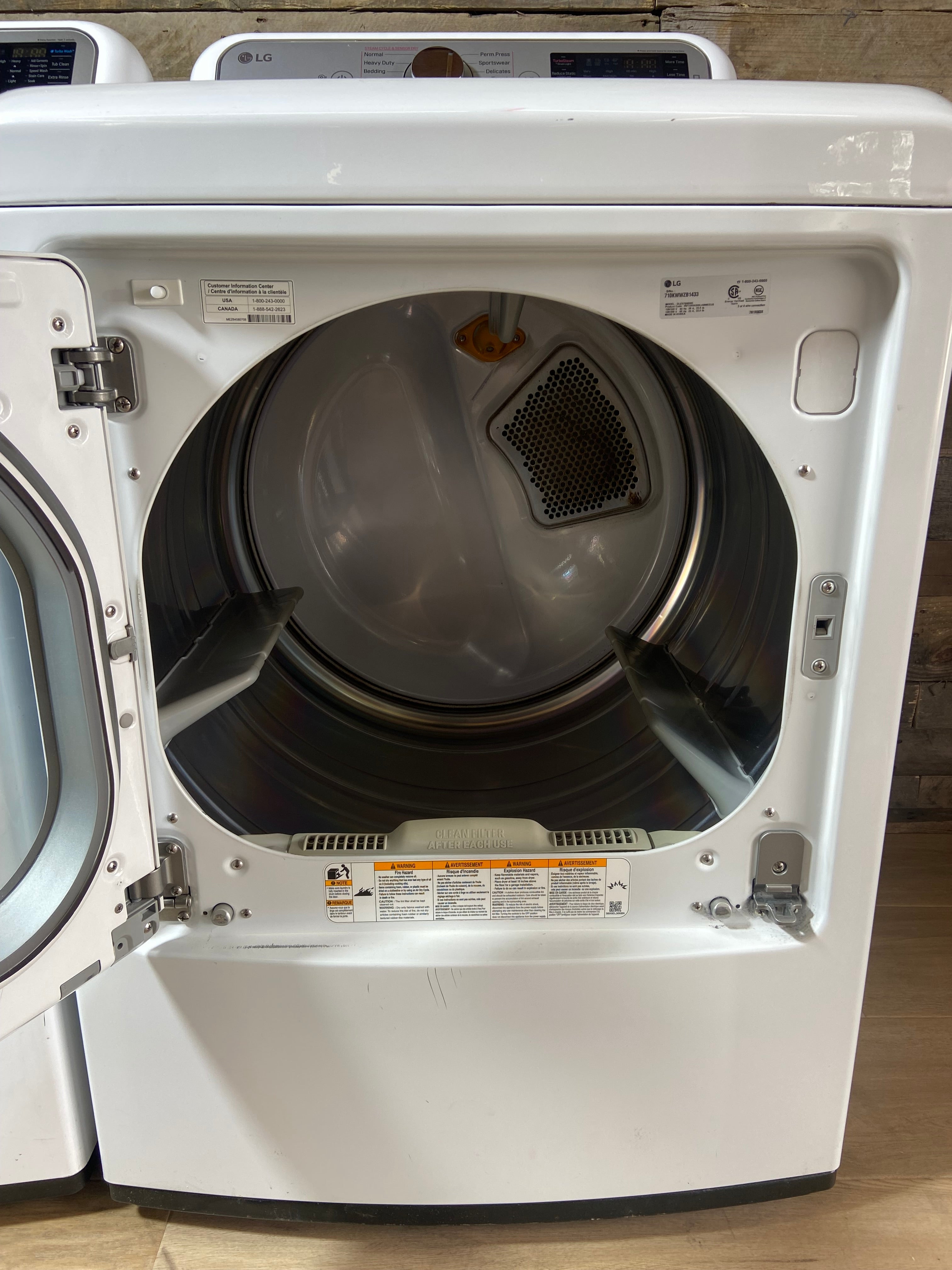 LG Direct Drive Top Load Set With Agitator
