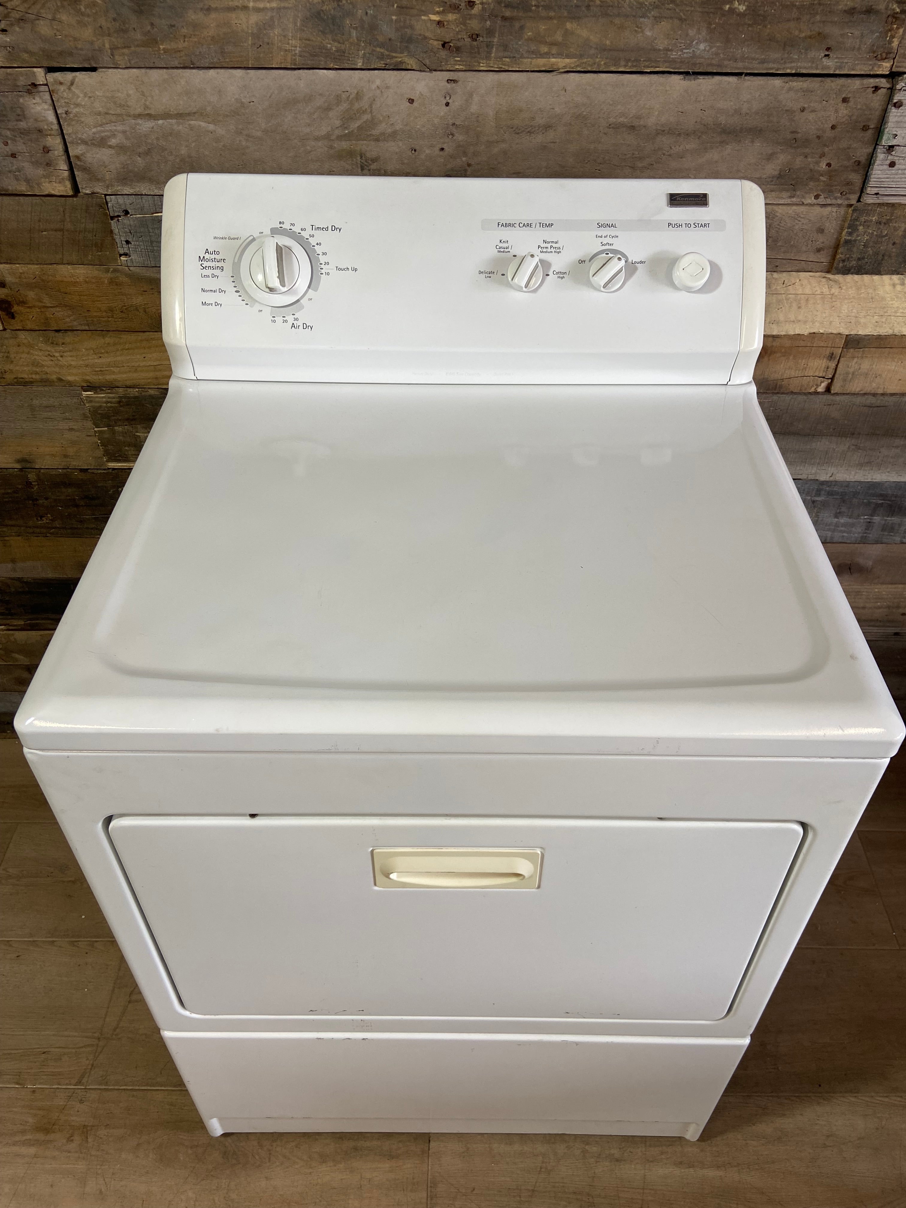 Kenmore Elite White Dryer