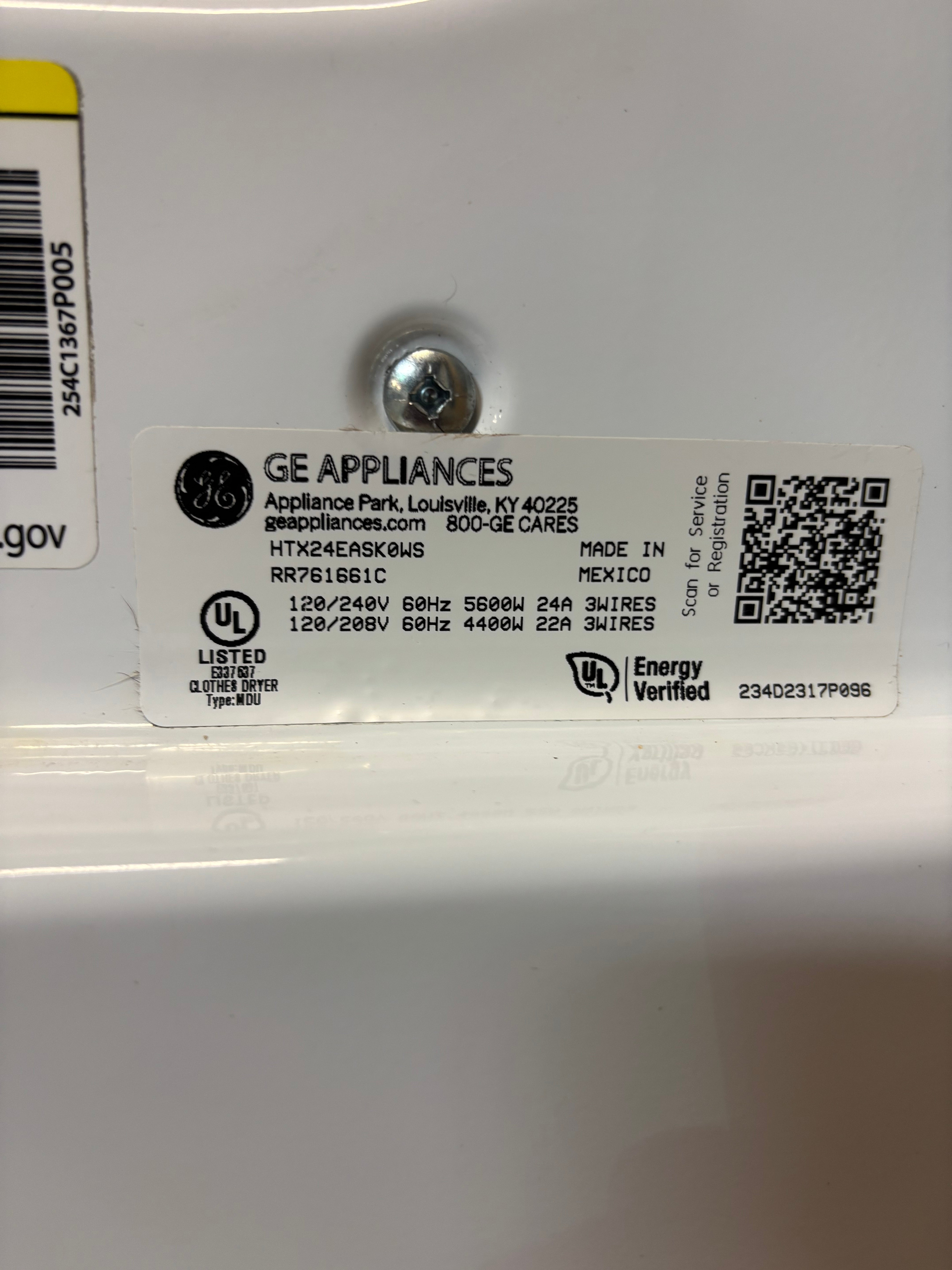 Hotpoint White Top Load Set