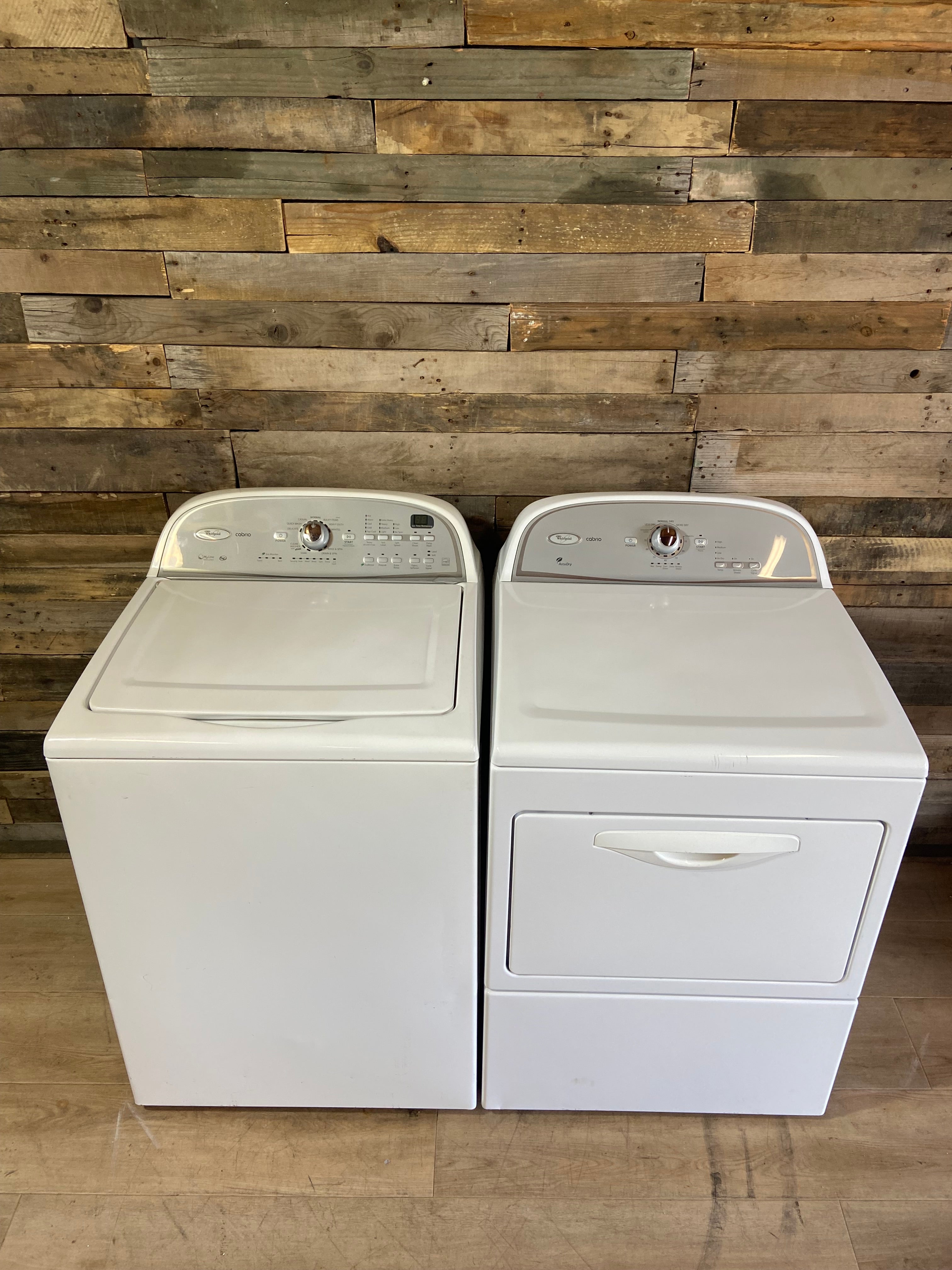 Whirlpool Cabrio Washer & Dryer Set