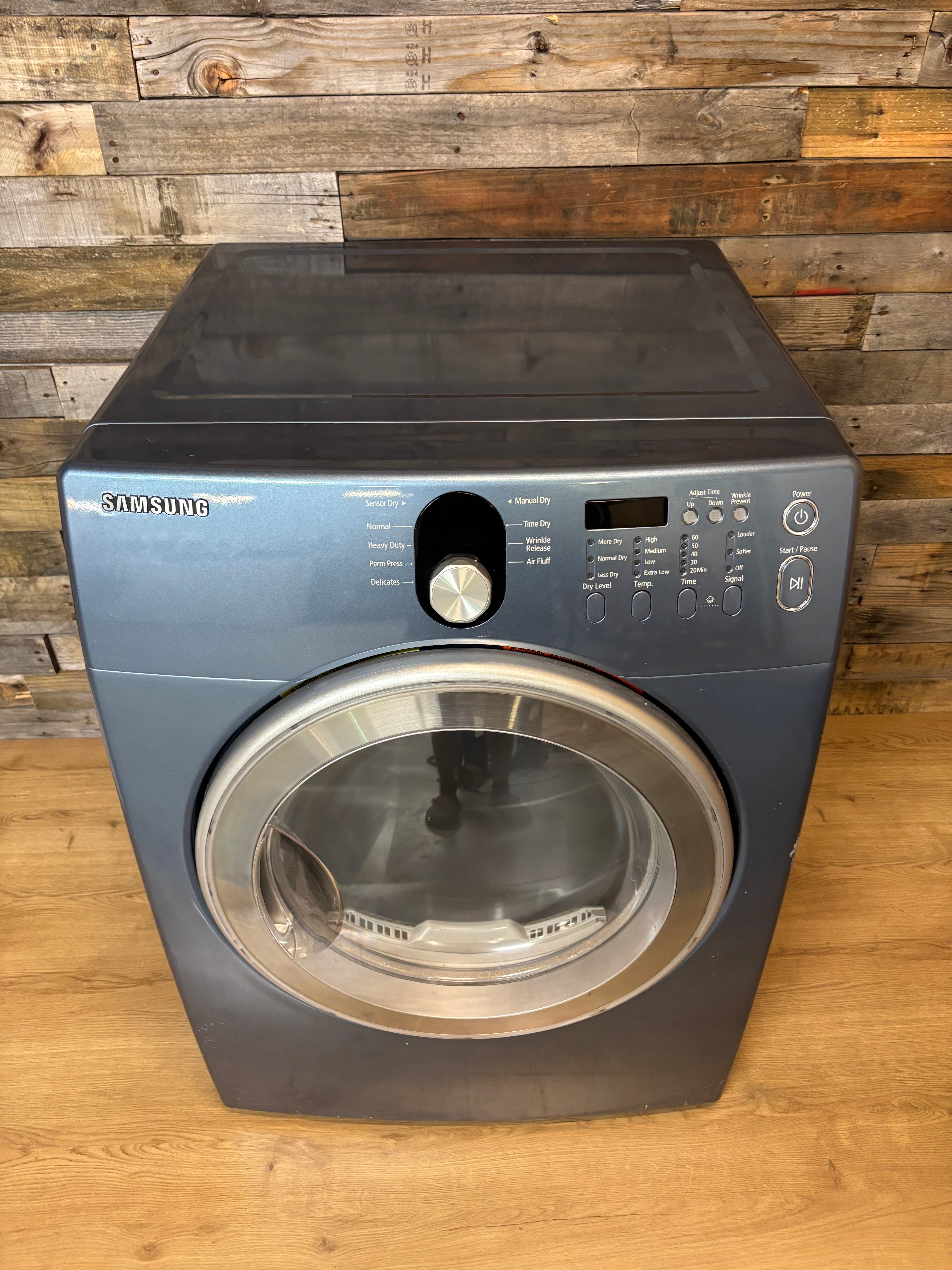 Blue Samsung Front Load Style Dryer