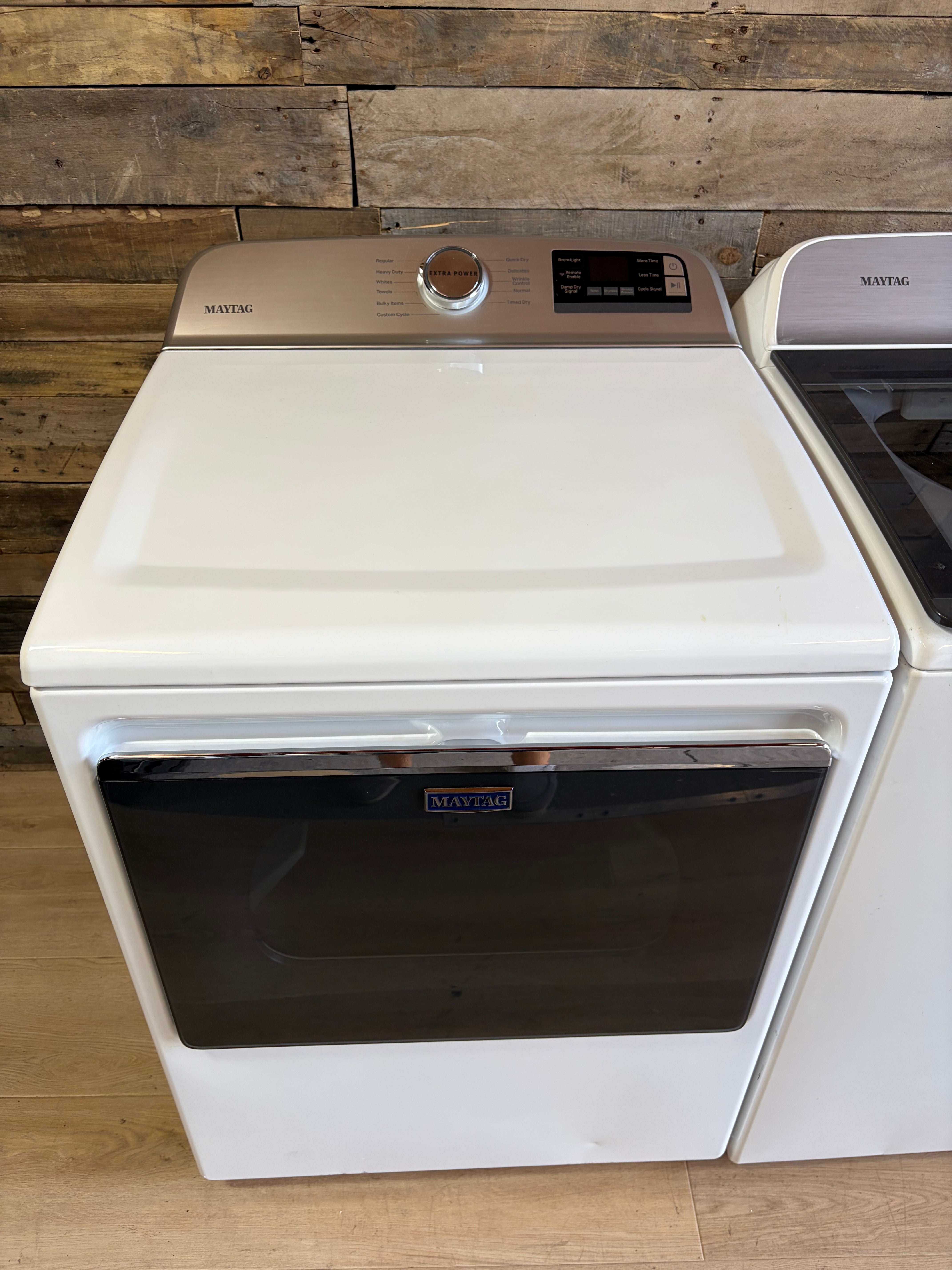 Maytag Large Capacity Glass Door Top Load Set