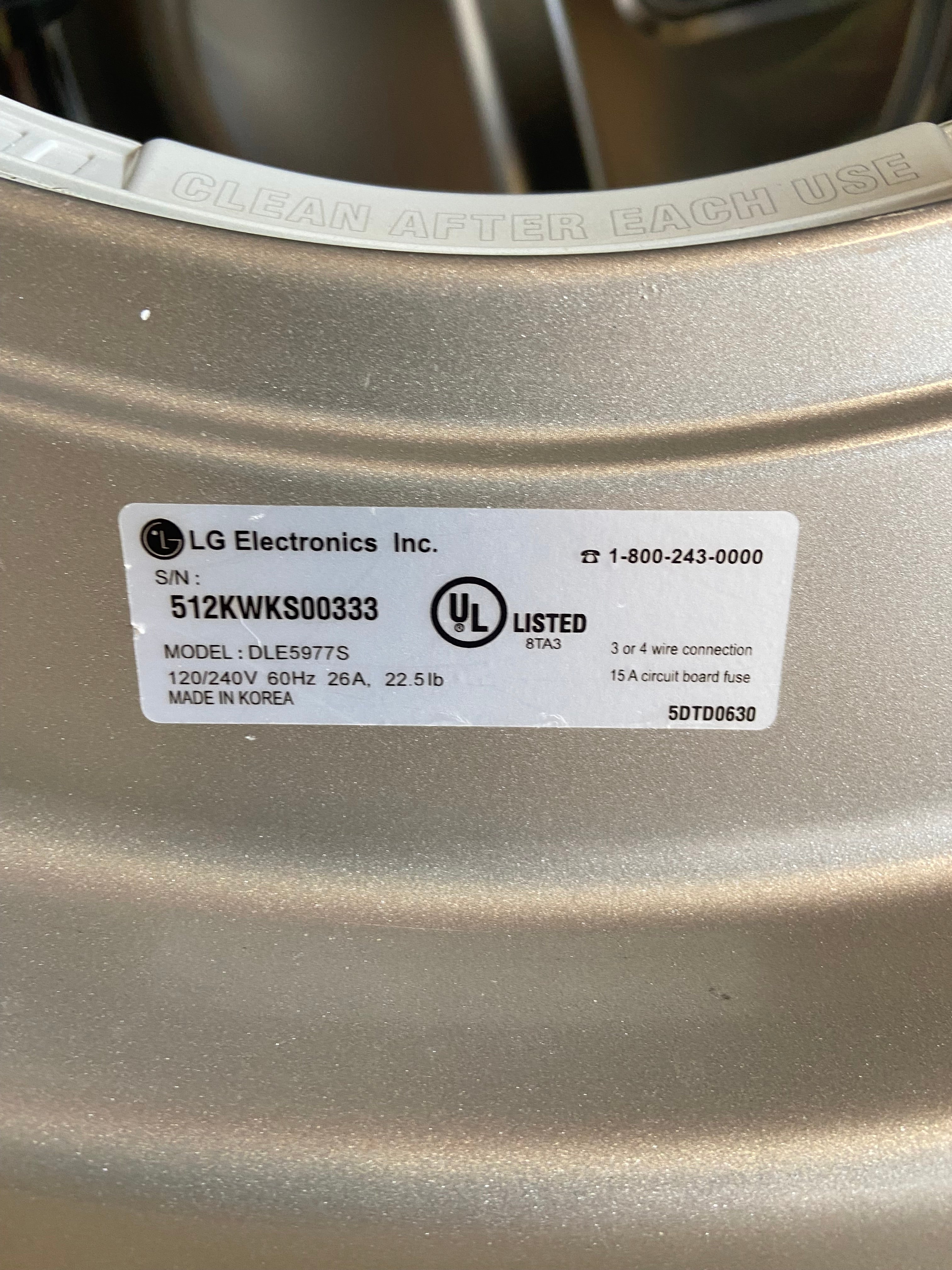 LG Tromm Bronze Front Load Set
