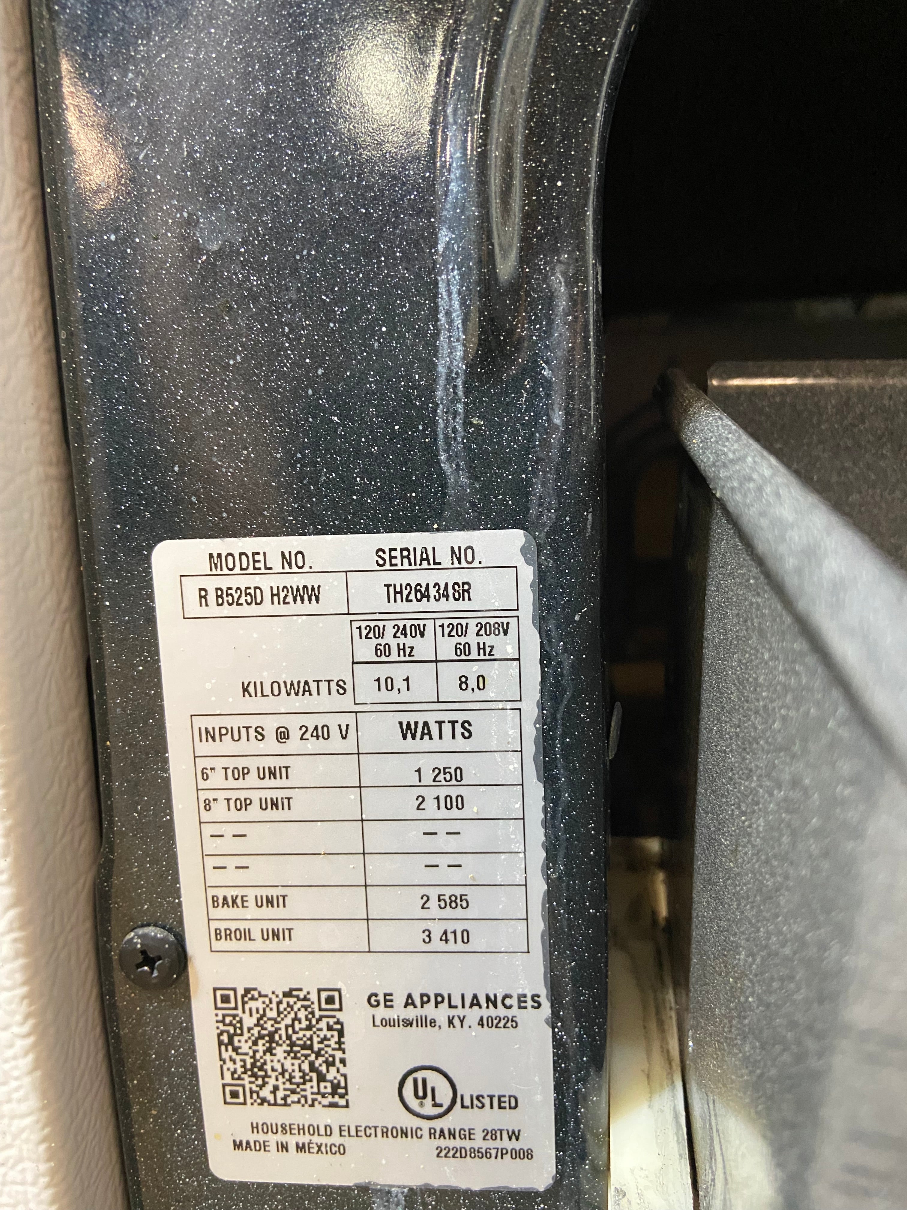 Hotpoint 4 Burner Coil Top Range