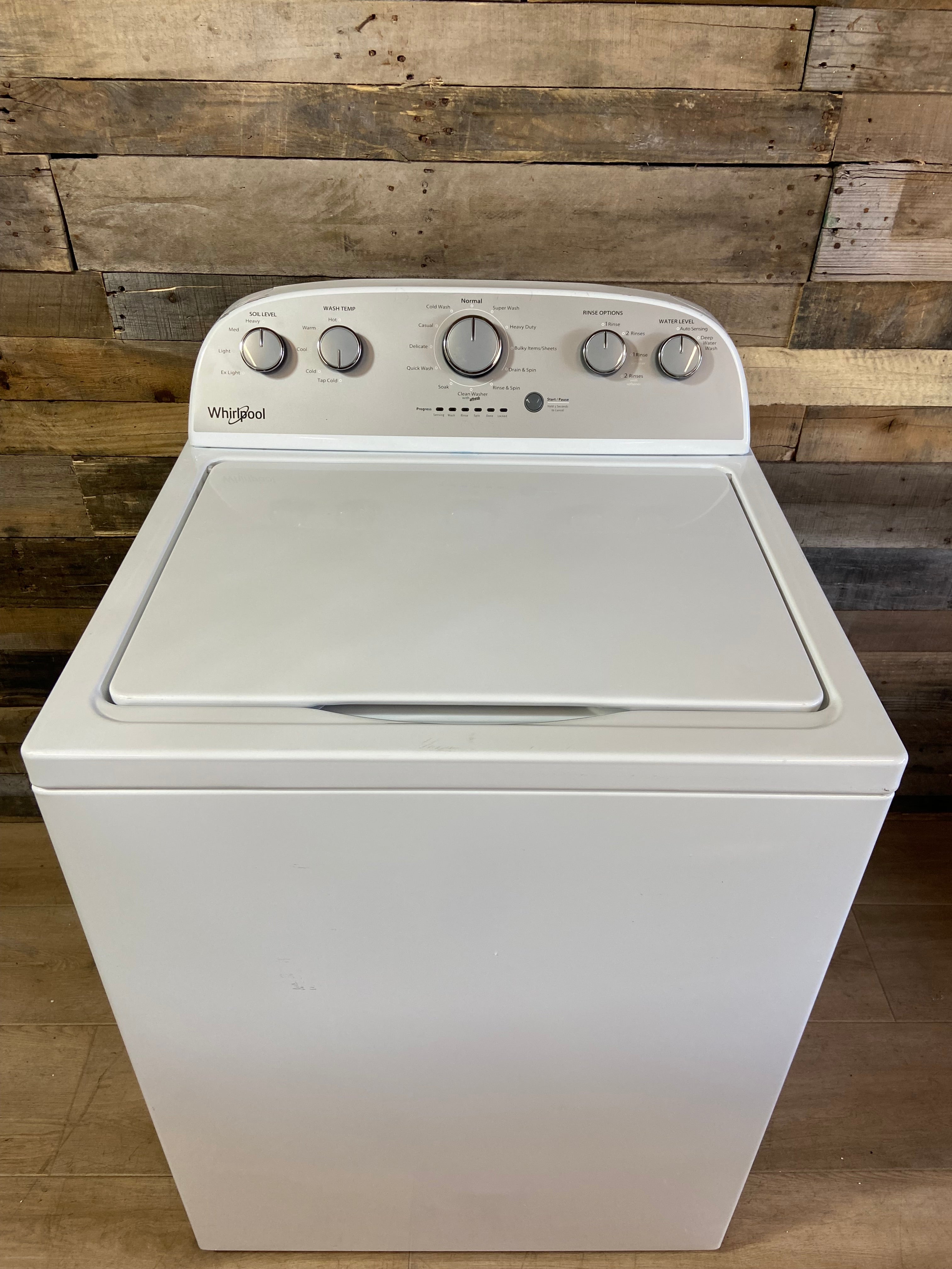 Whirlpool Grey Face Top Load Washer