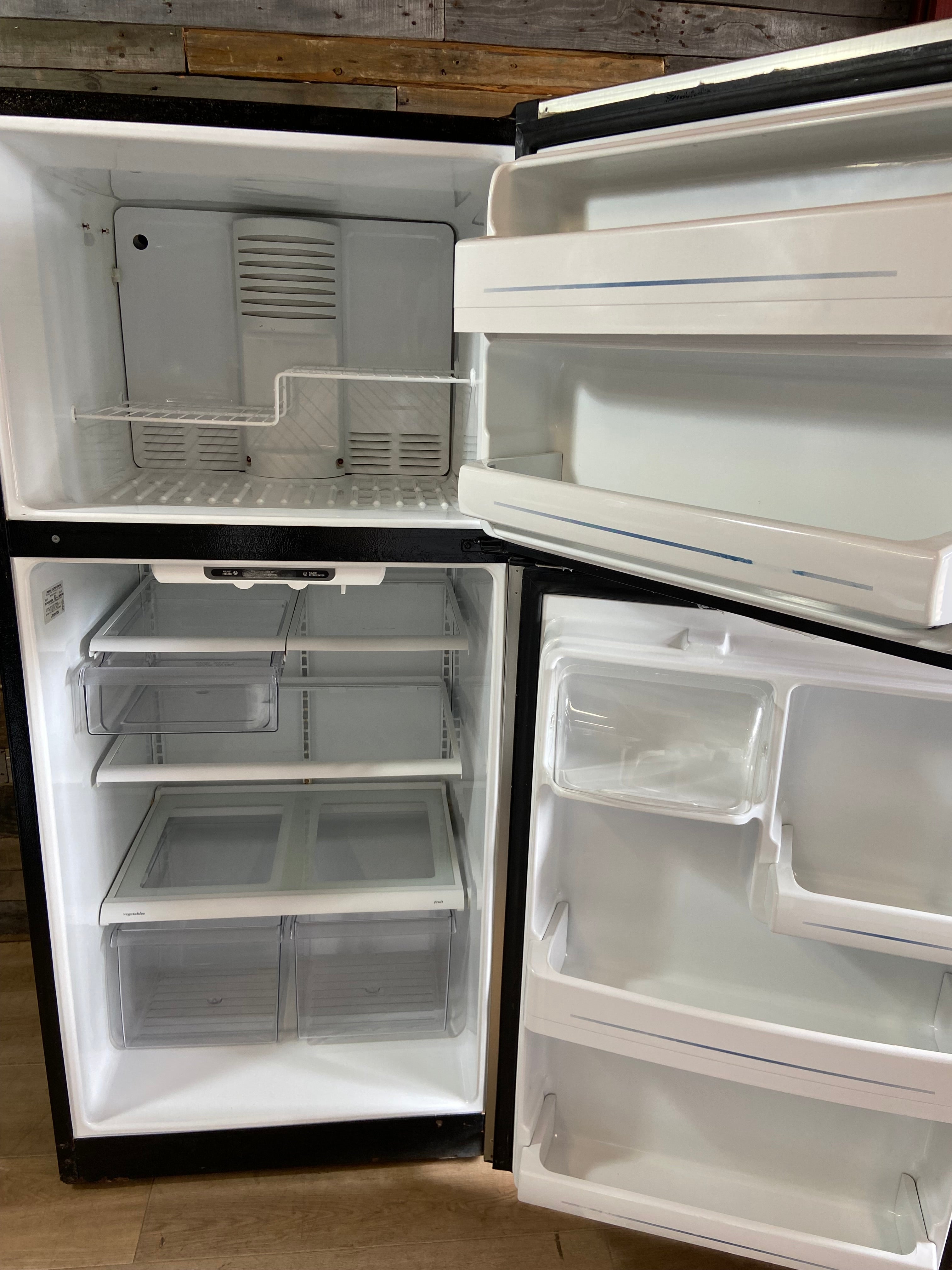 GE Stainless Top Bottom Refrigerator