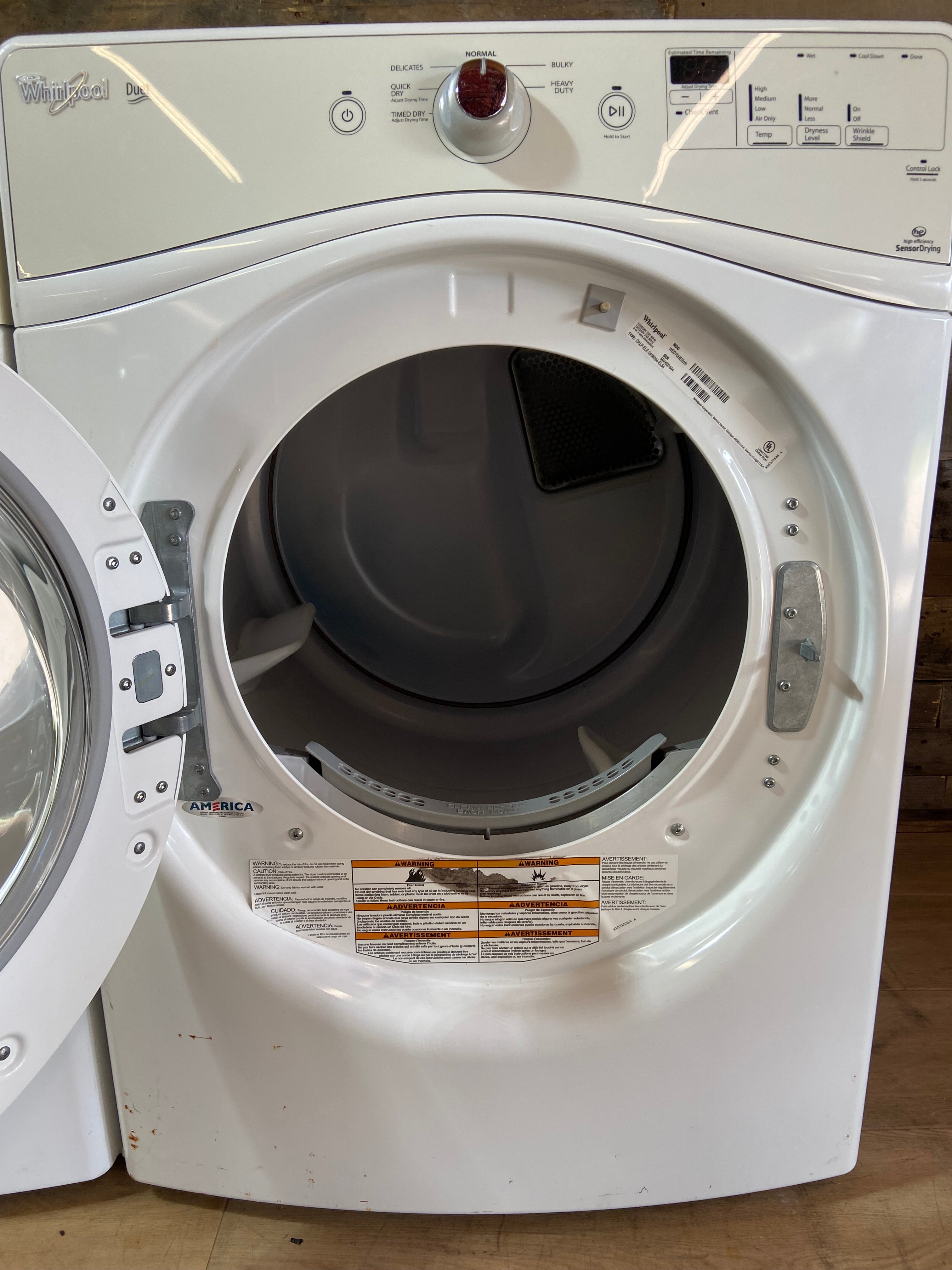 Whirlpool Duet Front Load Washer & Dryer Set