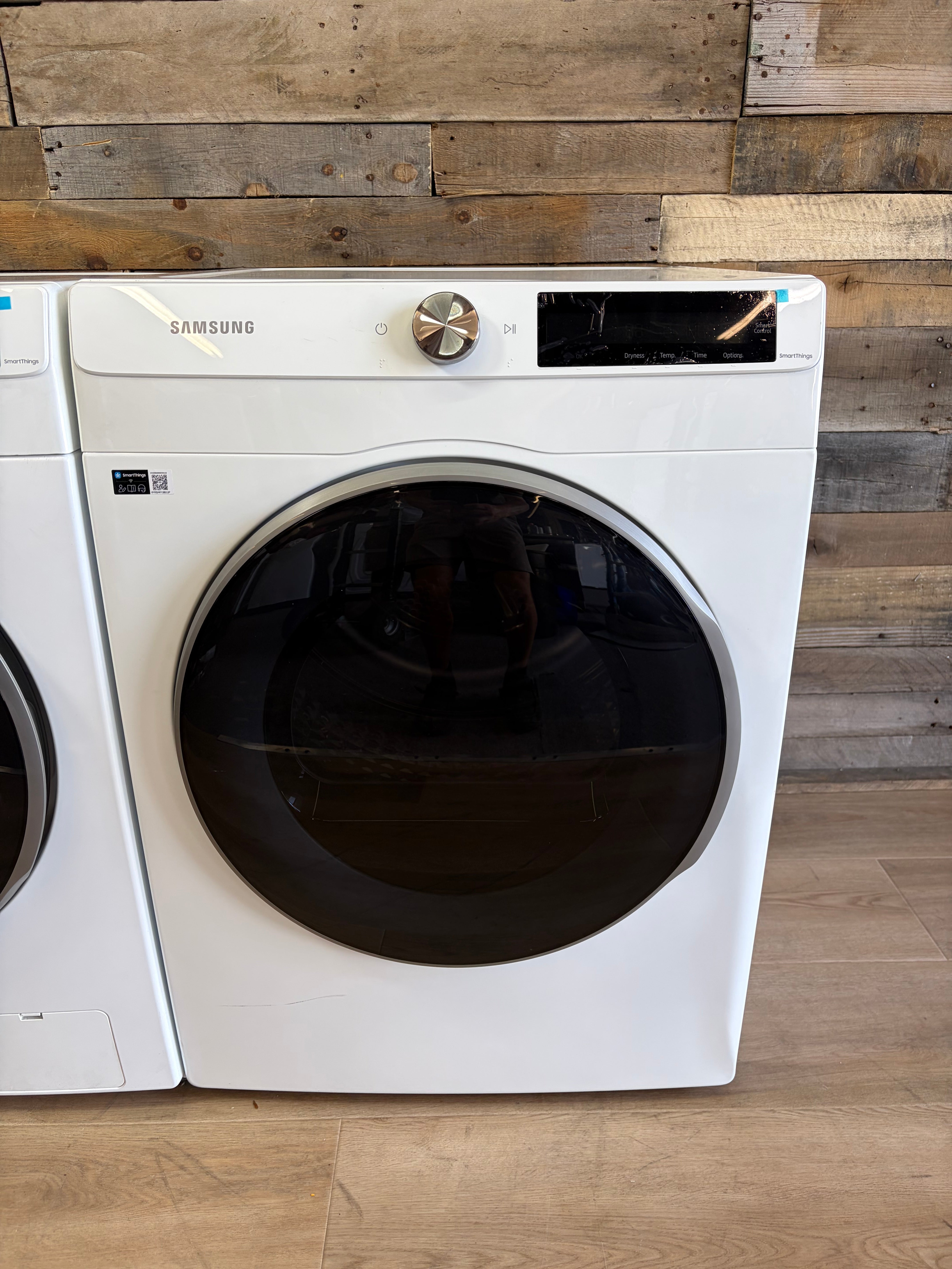 2.5 cu. ft. Compact Front Load Washer and Dryer with AI Smart Dial and Super Speed Wash in White
