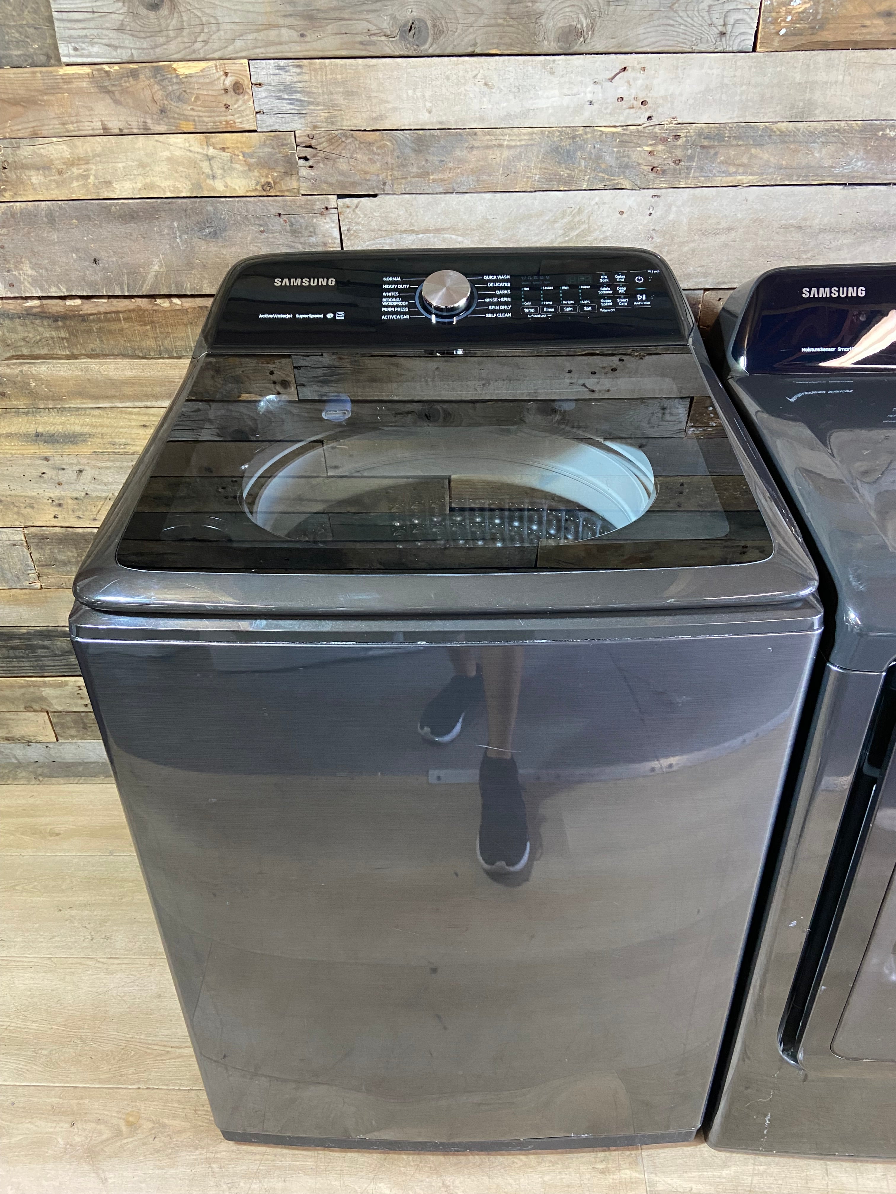 Samsung Black Stainless Washer & Dryer Set