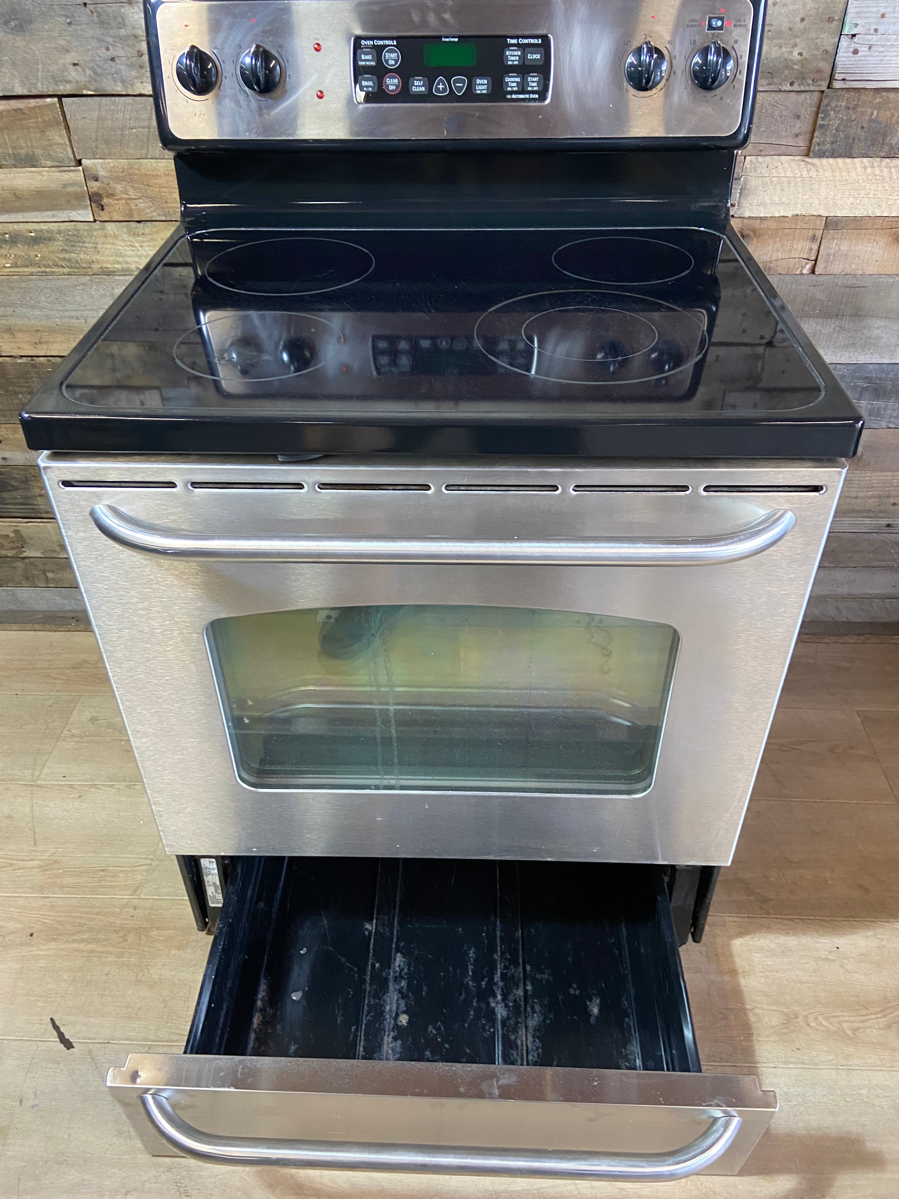 GE 4 Burner Stainless Steel Range