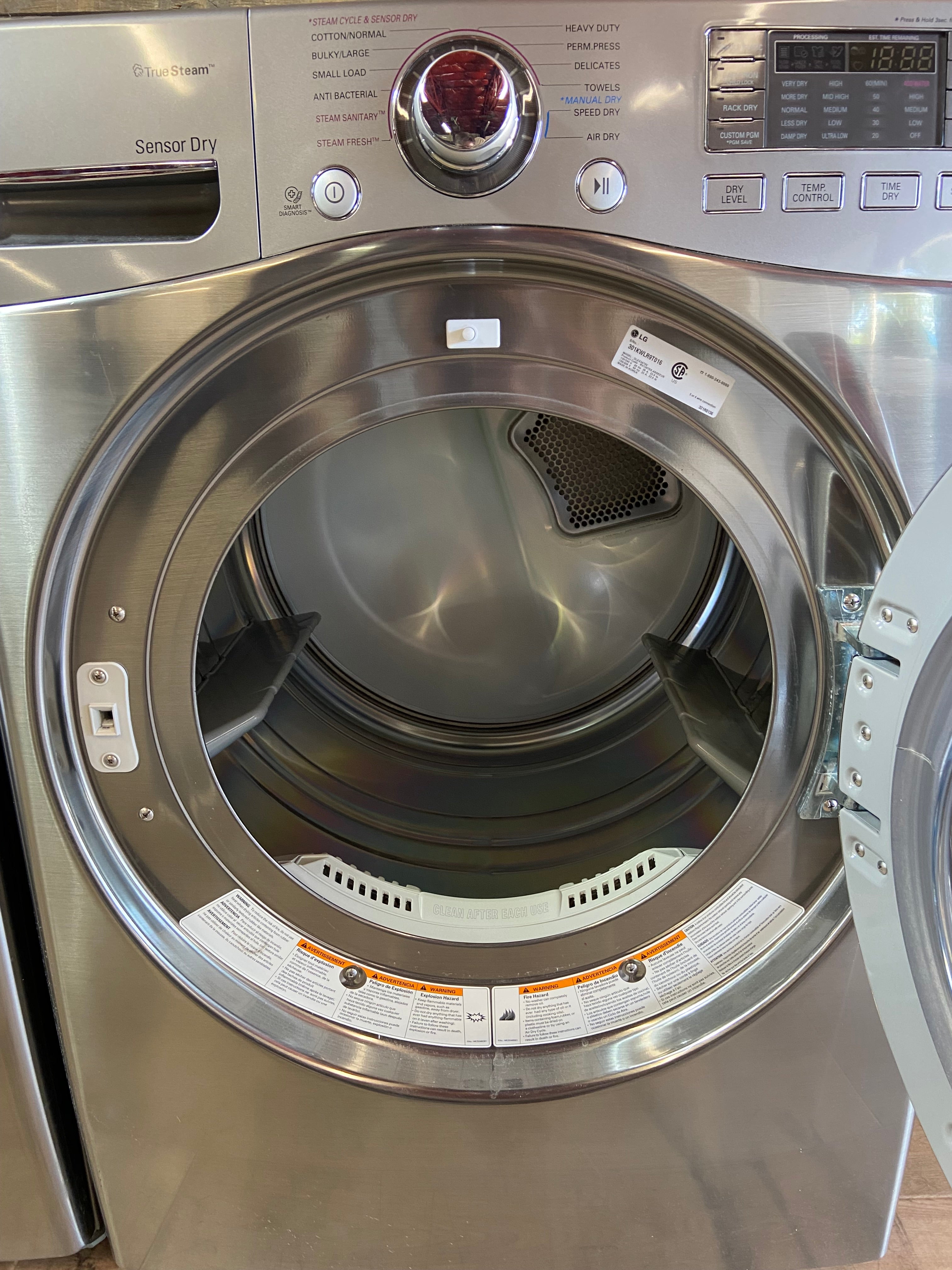 LG Front Load Direct Drive Stainless Washer & Dryer Set