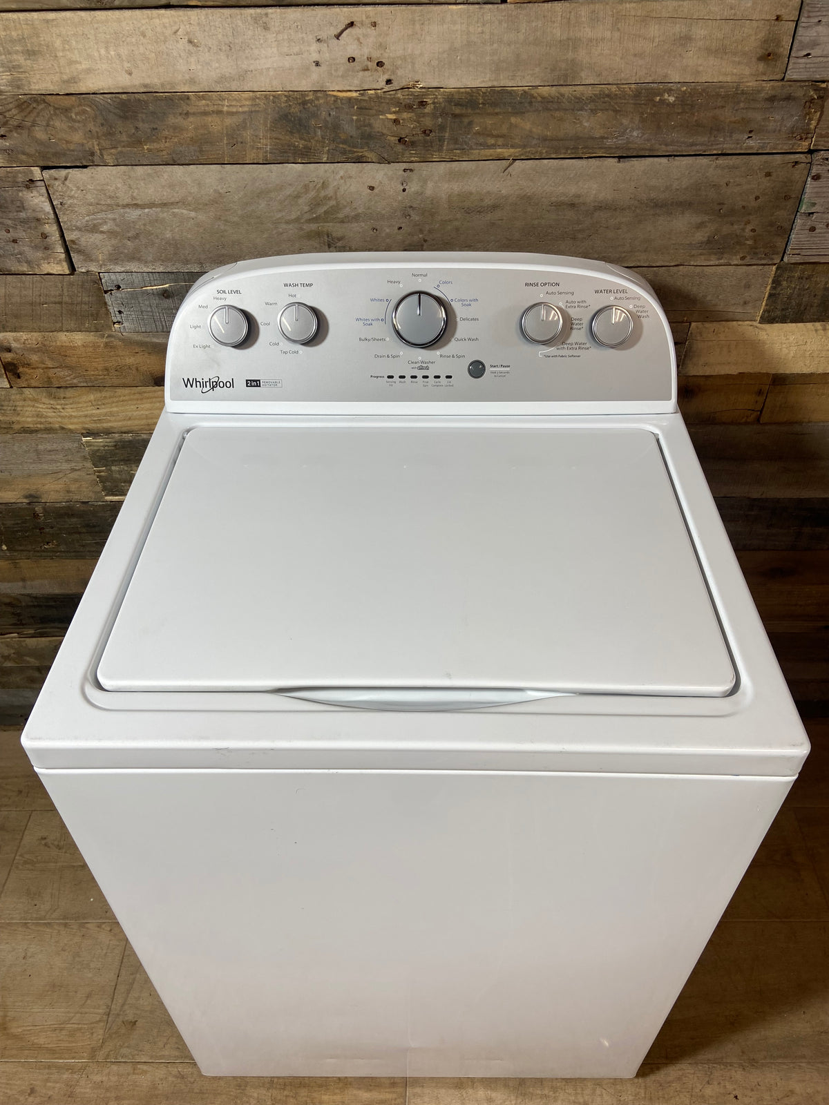 Whirlpool 2/1 Removable Agitator Top Load Washer