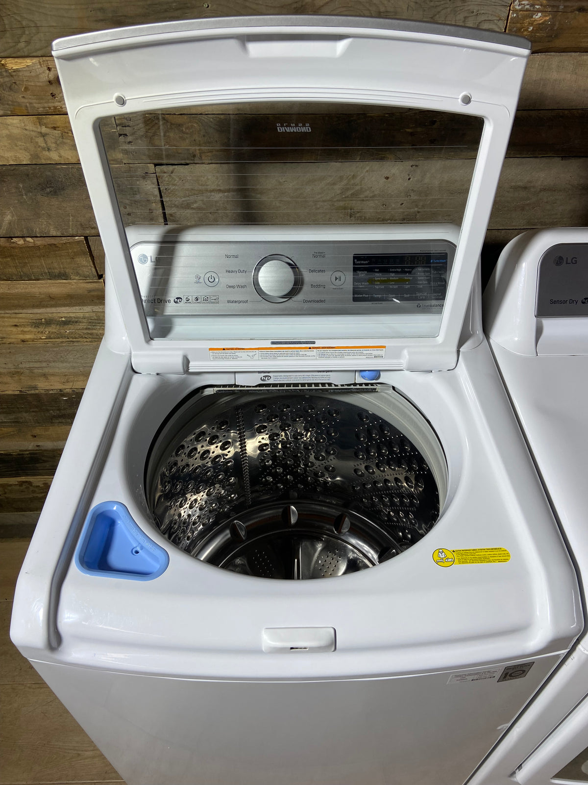 LG Large Capacity Direct Drive Top Load Washer & Dryer Set