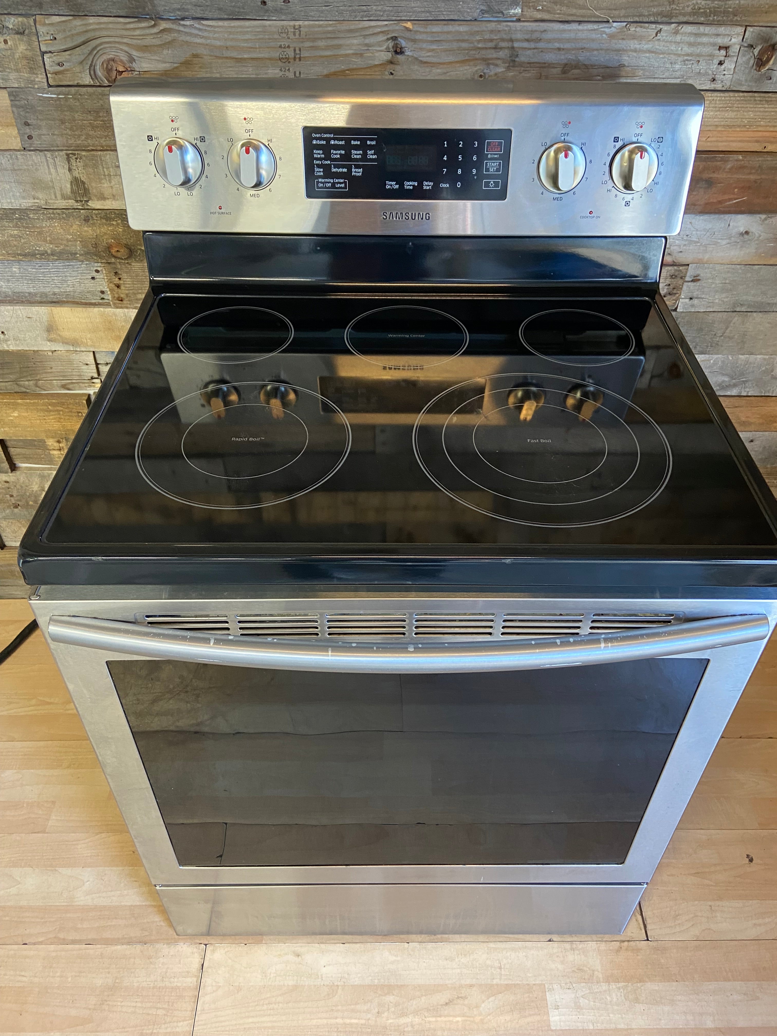 Samsung Stainless 5 Burner Glass Top Range
