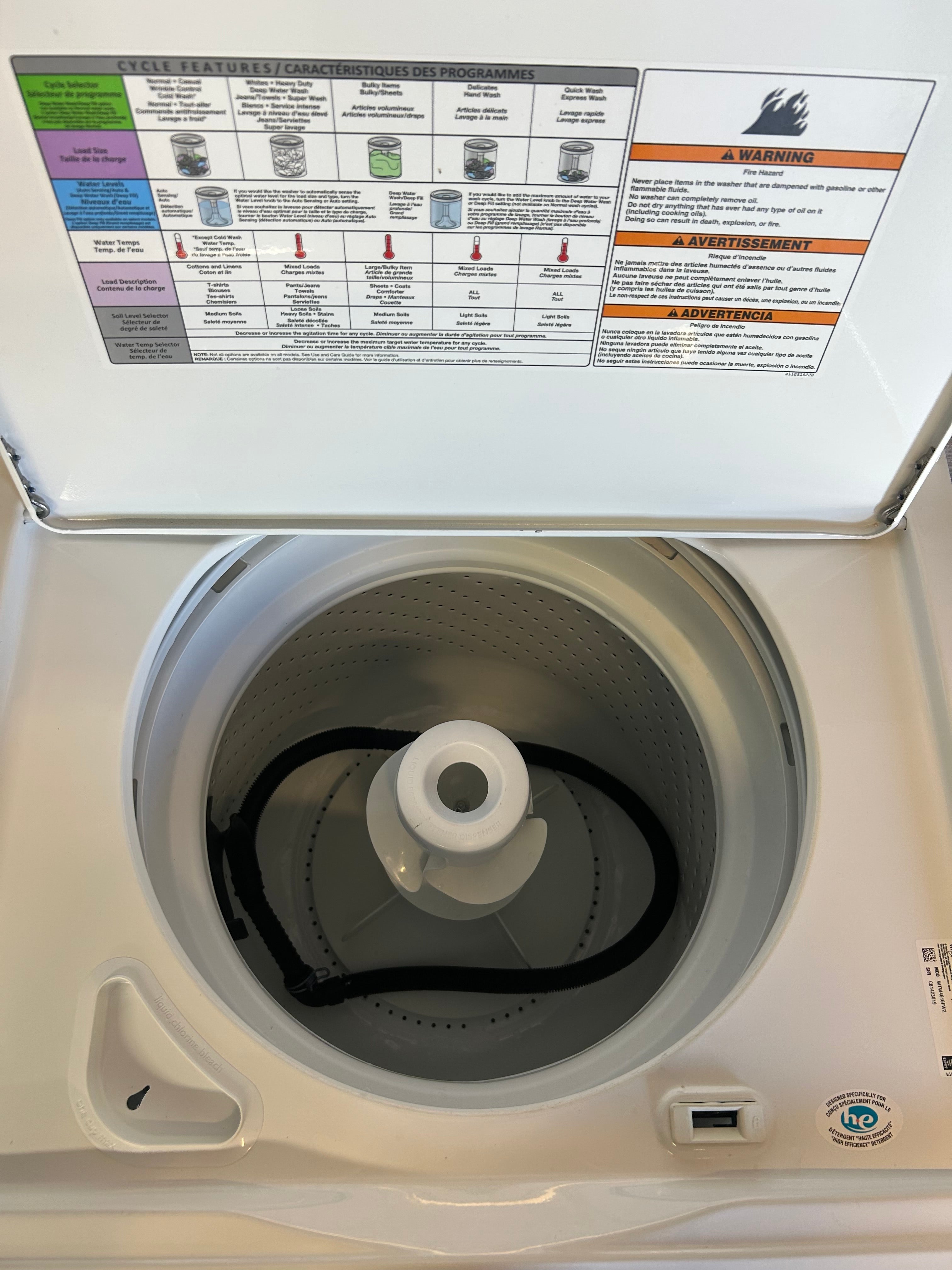 Whirlpool Top Load Washer