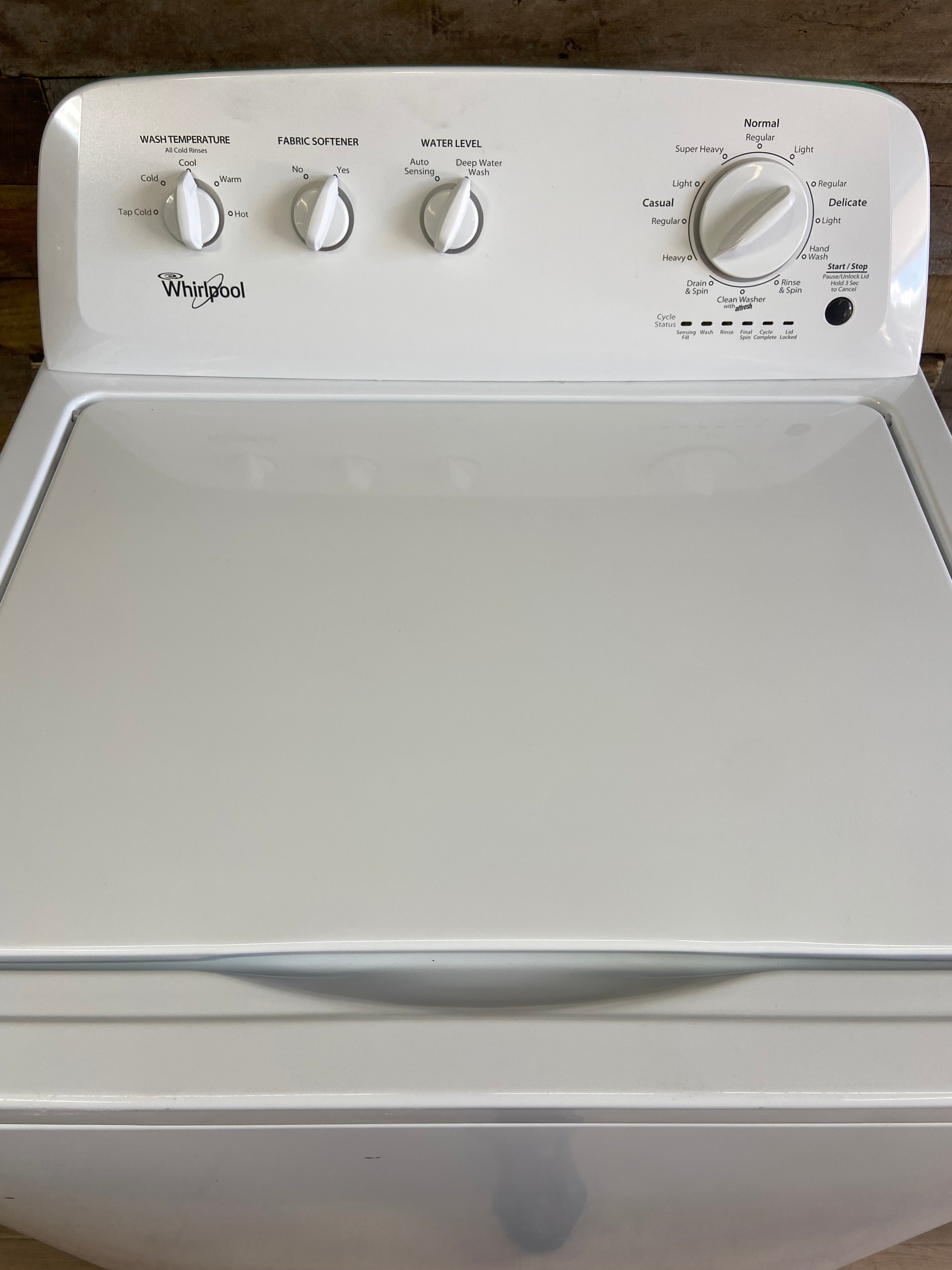 Whirlpool White Top Load Washer