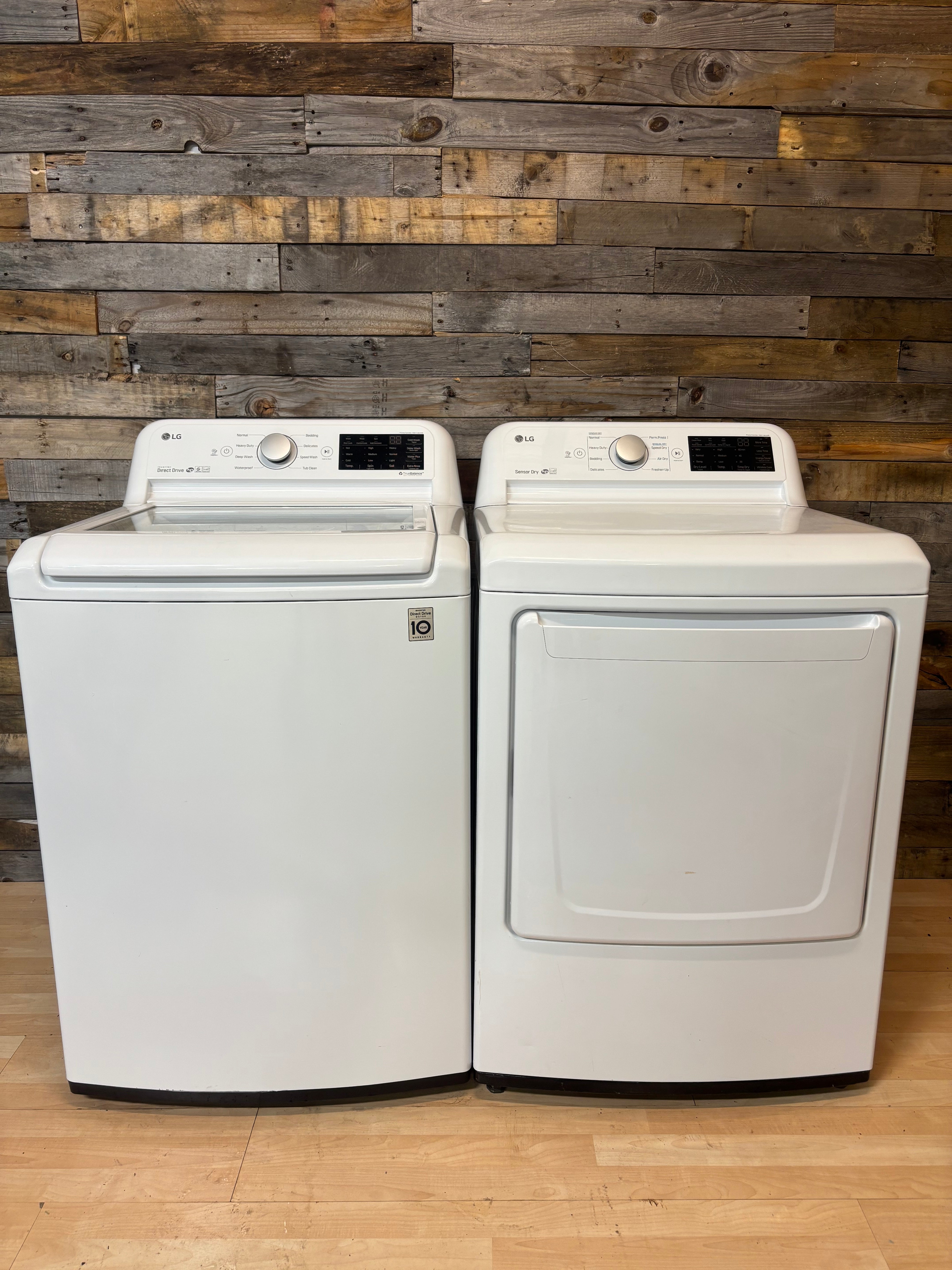 LG Direct Drive Top Load Set