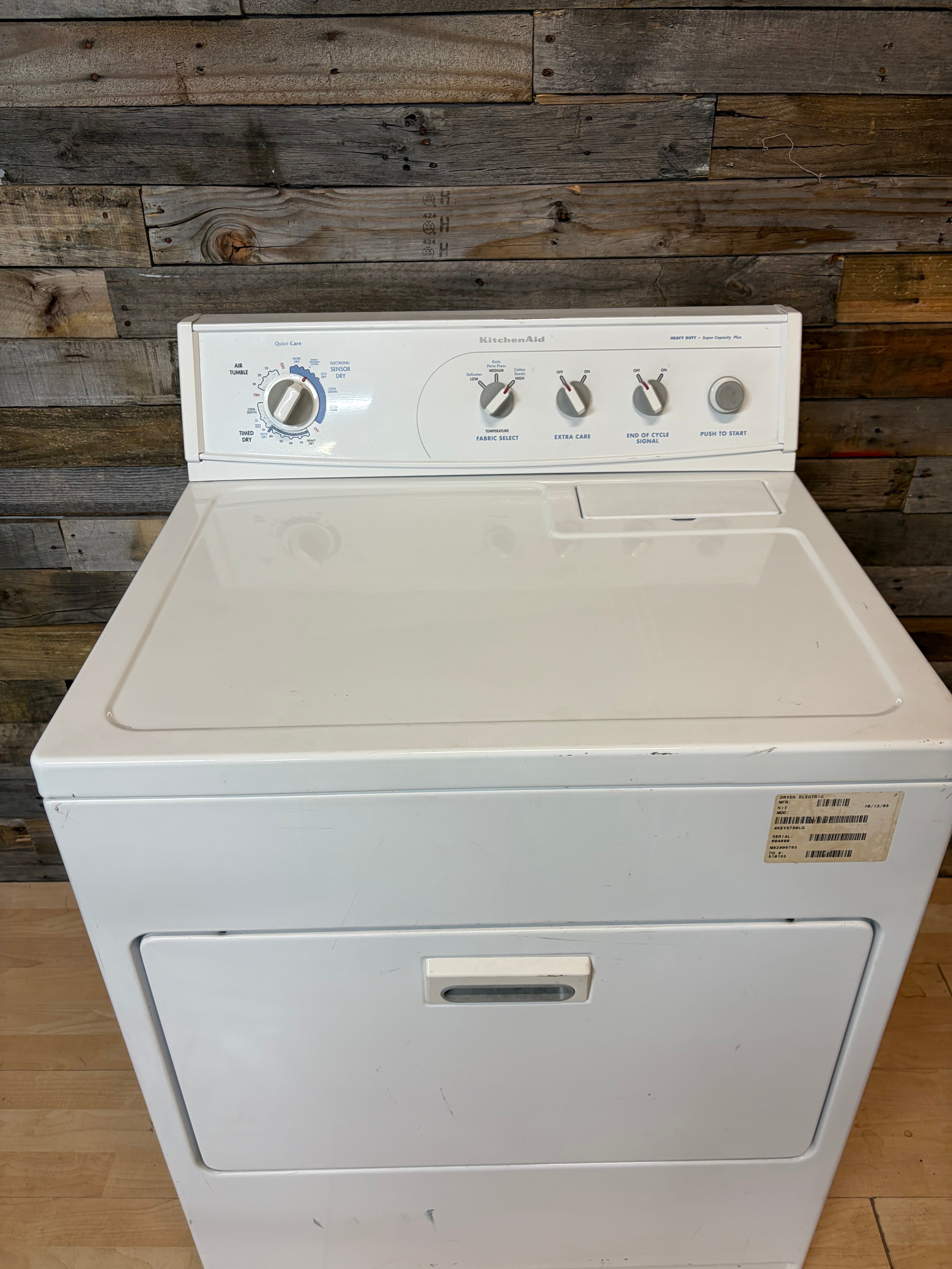 Kitchen Aid Quiet Care Dryer