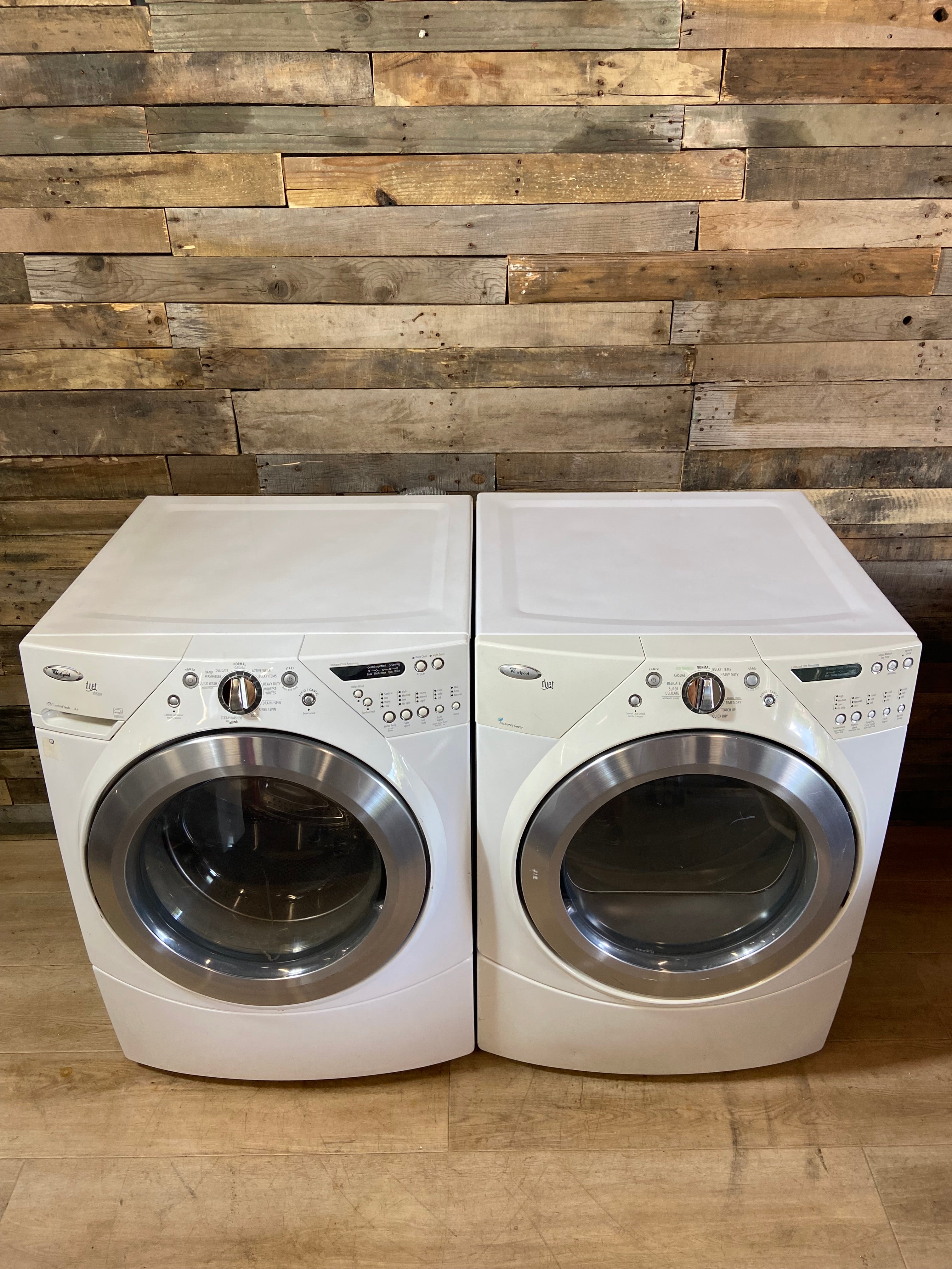 Whirlpool Duet Front Load Washer & Dryer