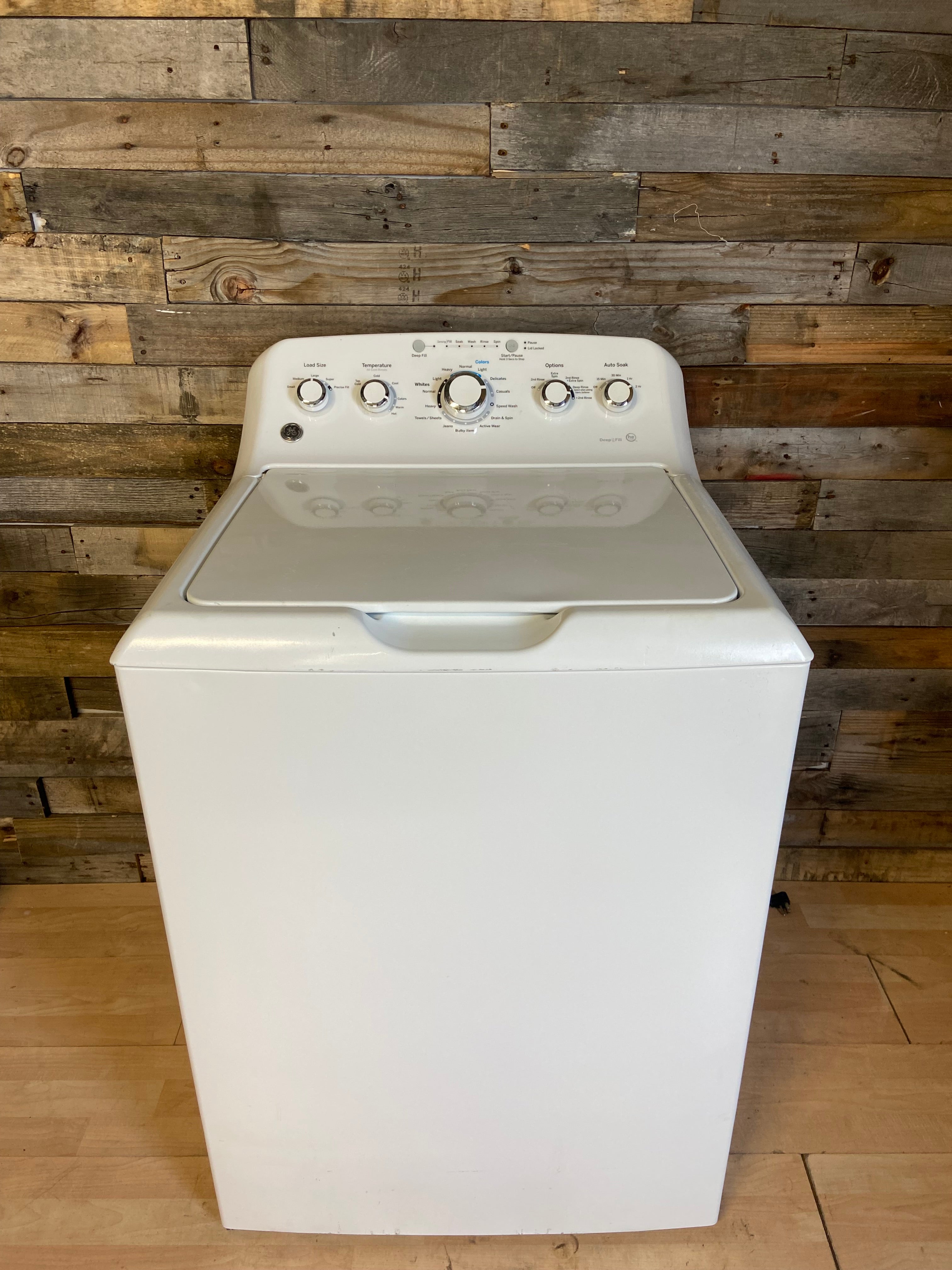 GE White Top Load Washer