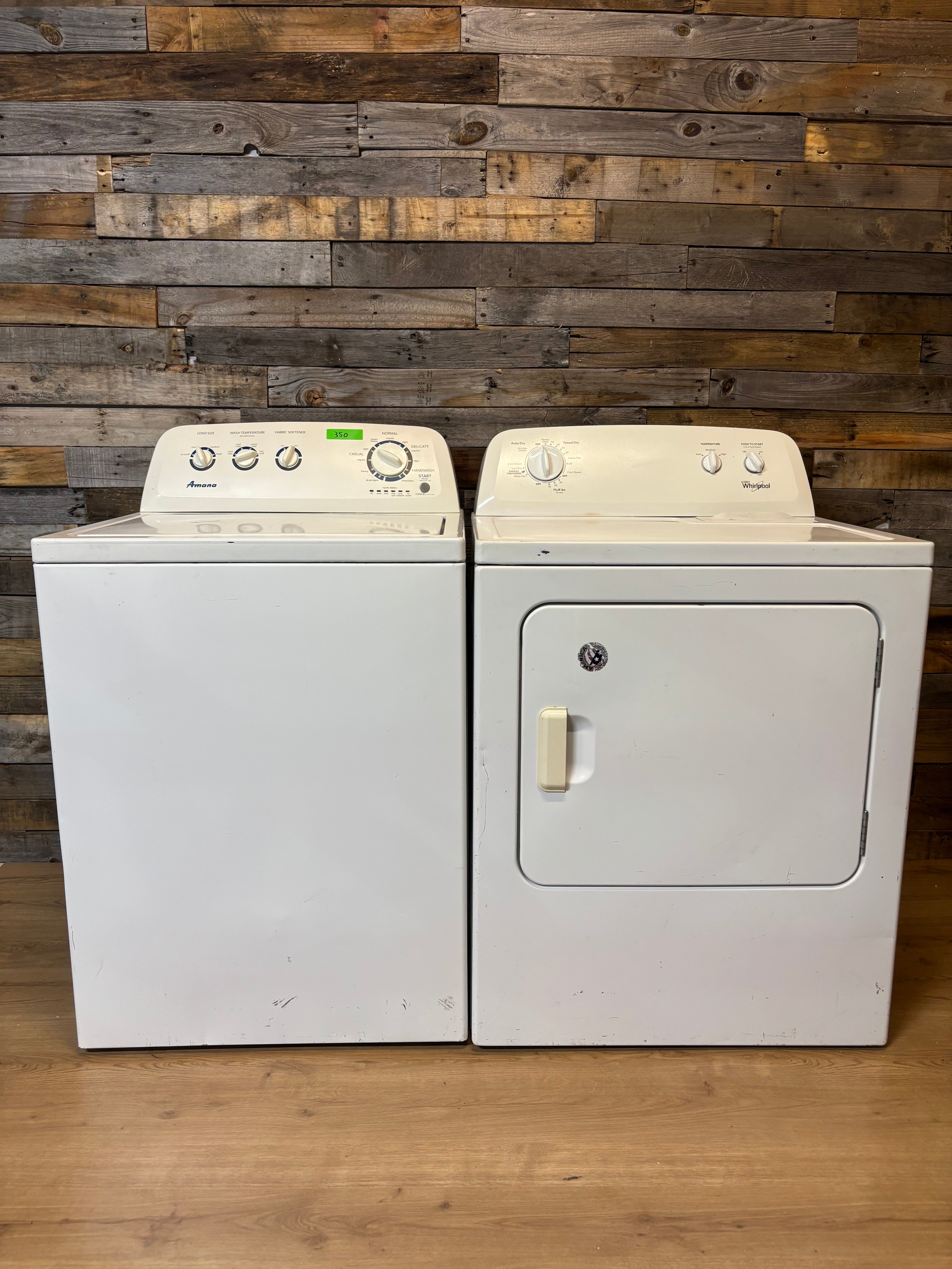 Amana Whirlpool Top Load Set