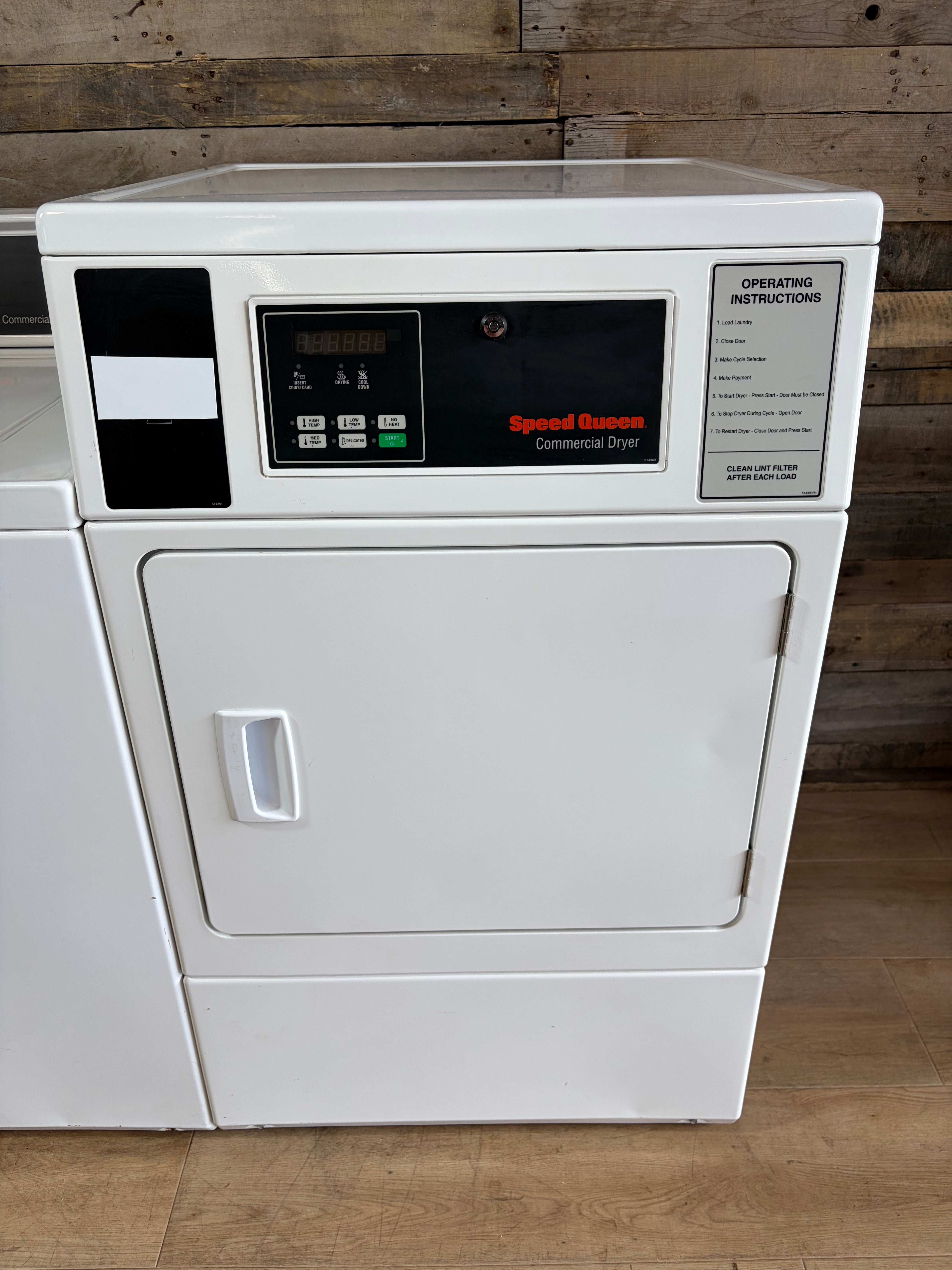 SpeedQueen Commercial Washer and Dryer Set