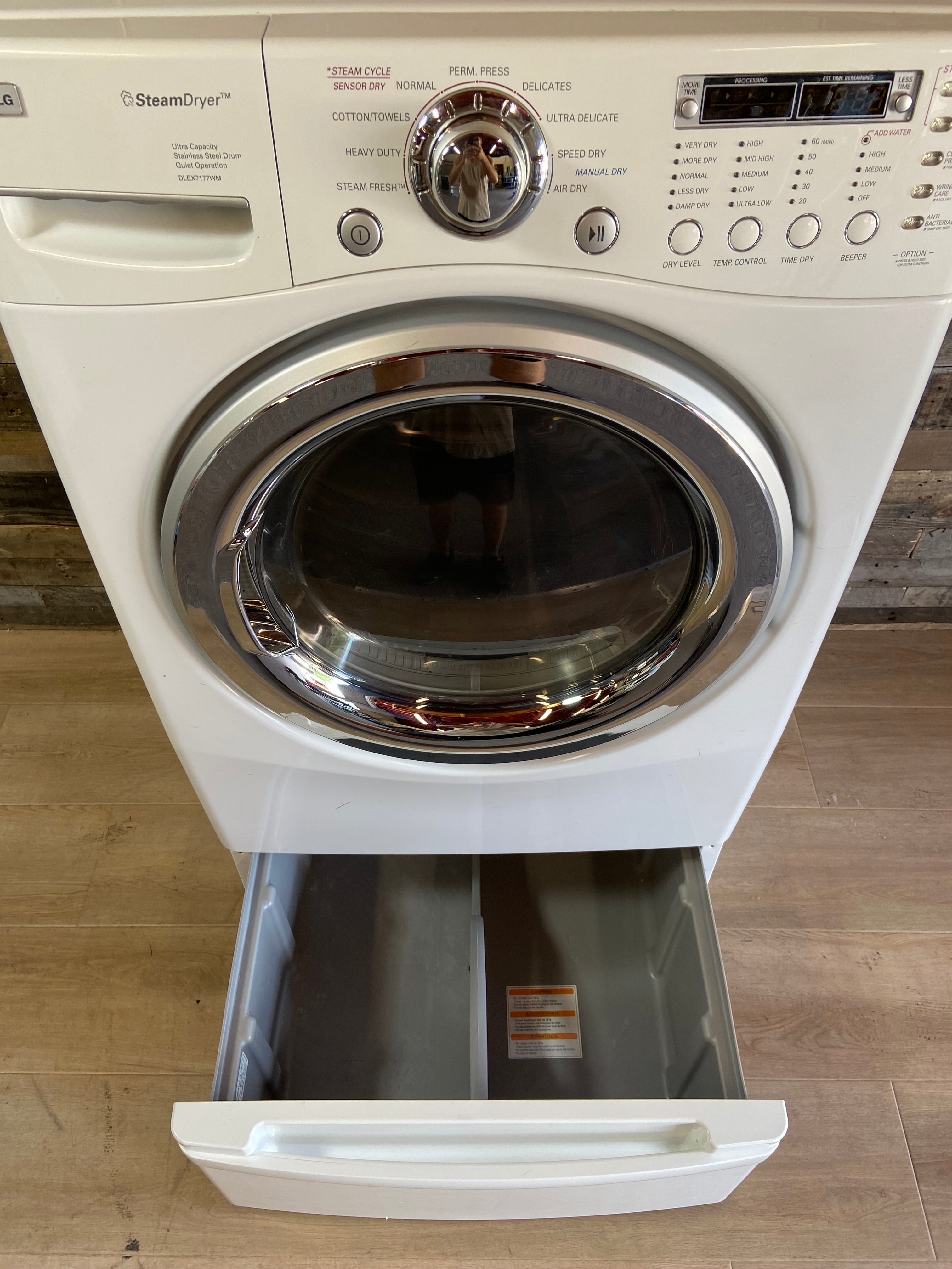 LG Front Load Style Dryer With Pedestal