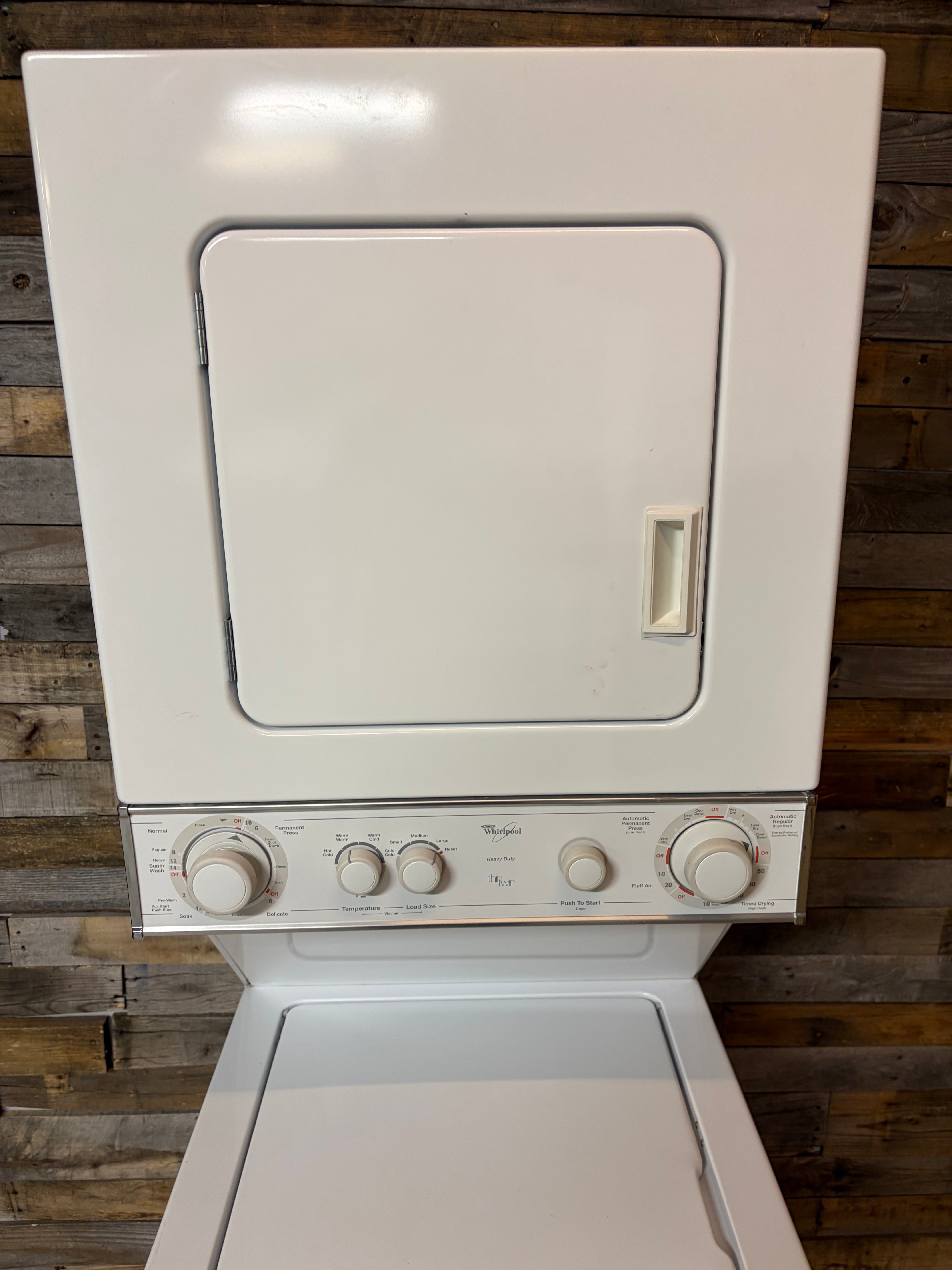 Whirlpool ThinTwin 24 in 240v Stackable