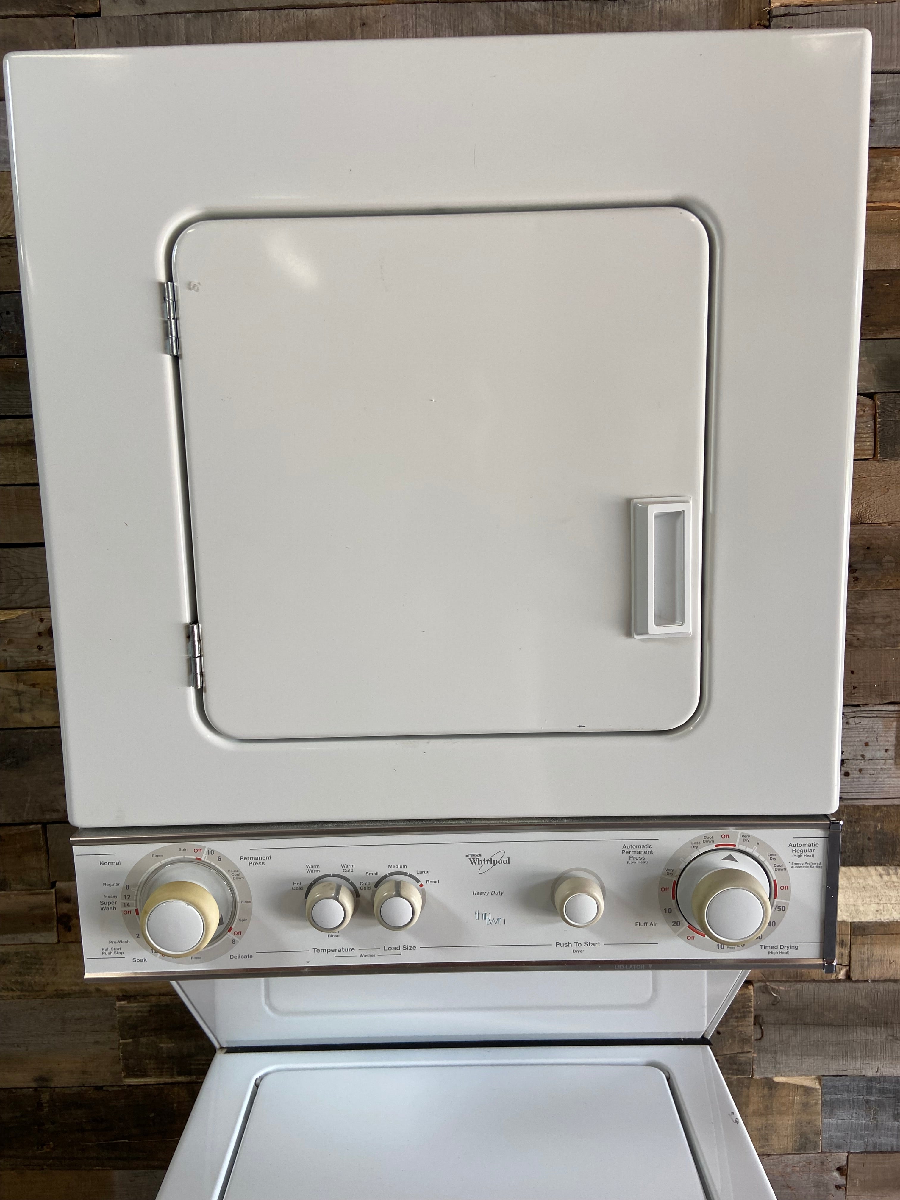 Whirlpool Thin Twin 24inch Stackable (240v)