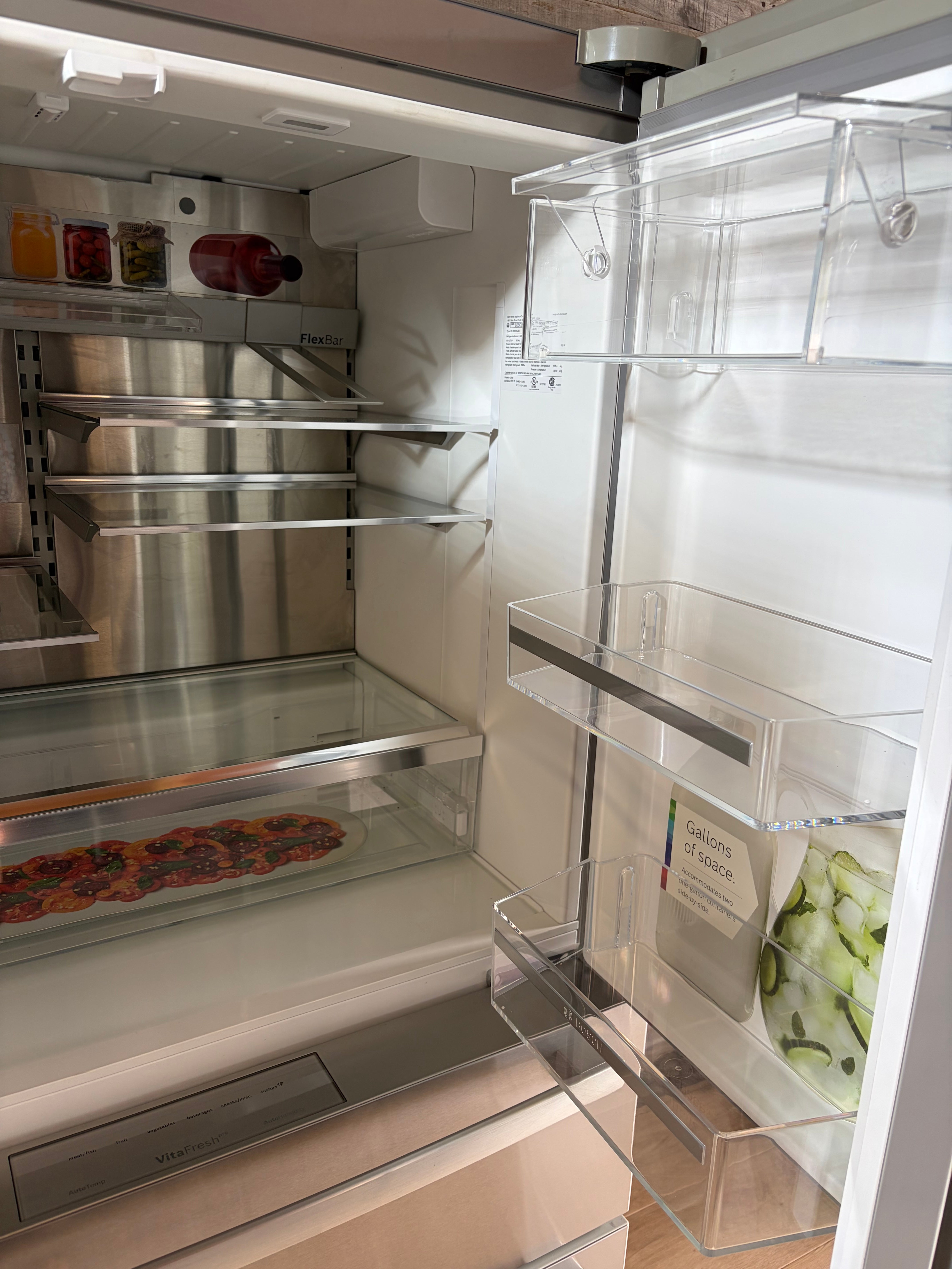 Bosch® 800 Series 36" 20.5 Cu. Ft. Stainless Steel Counter Depth French Door Refrigerator