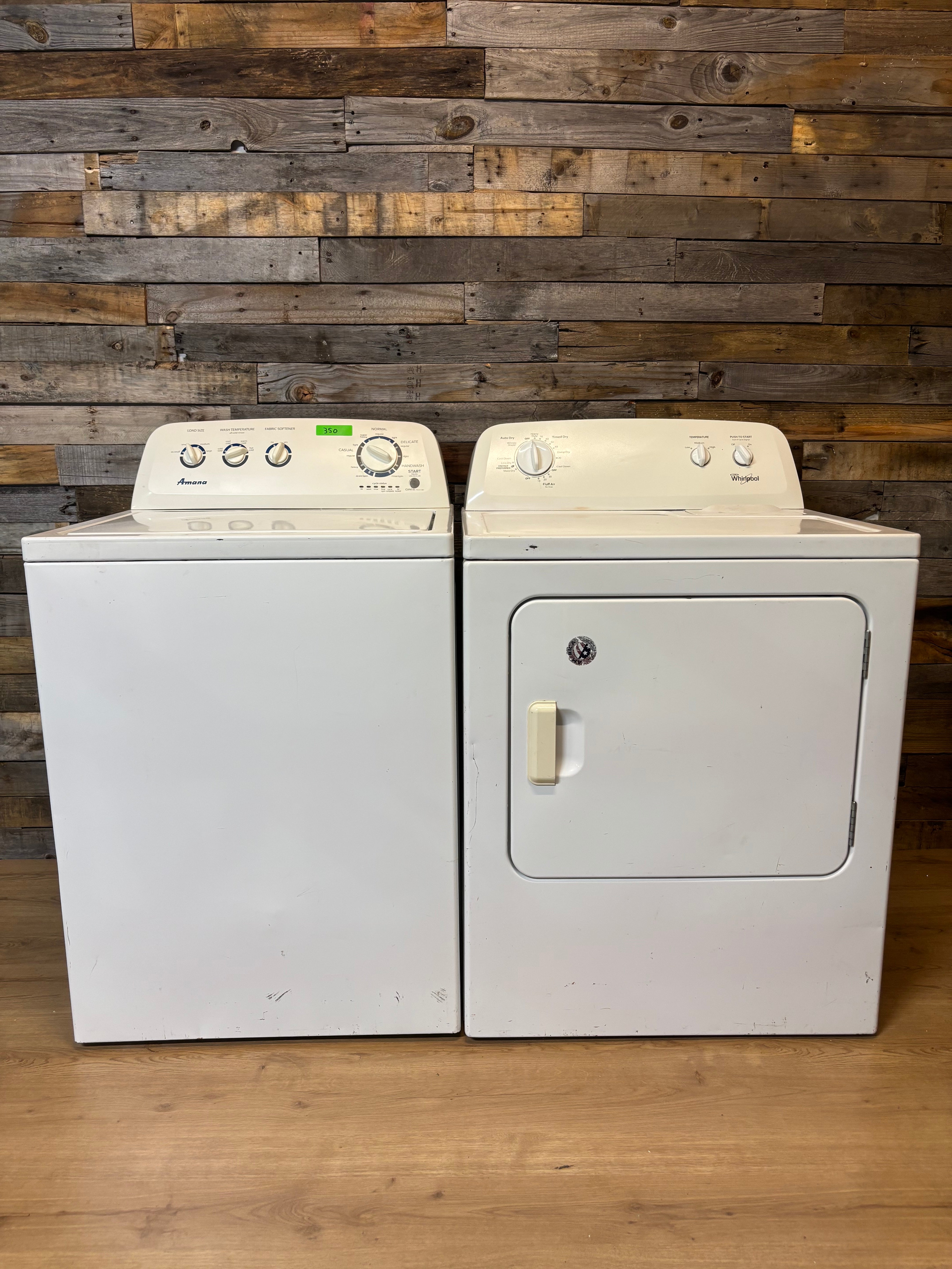 Amana Whirlpool Top Load Set