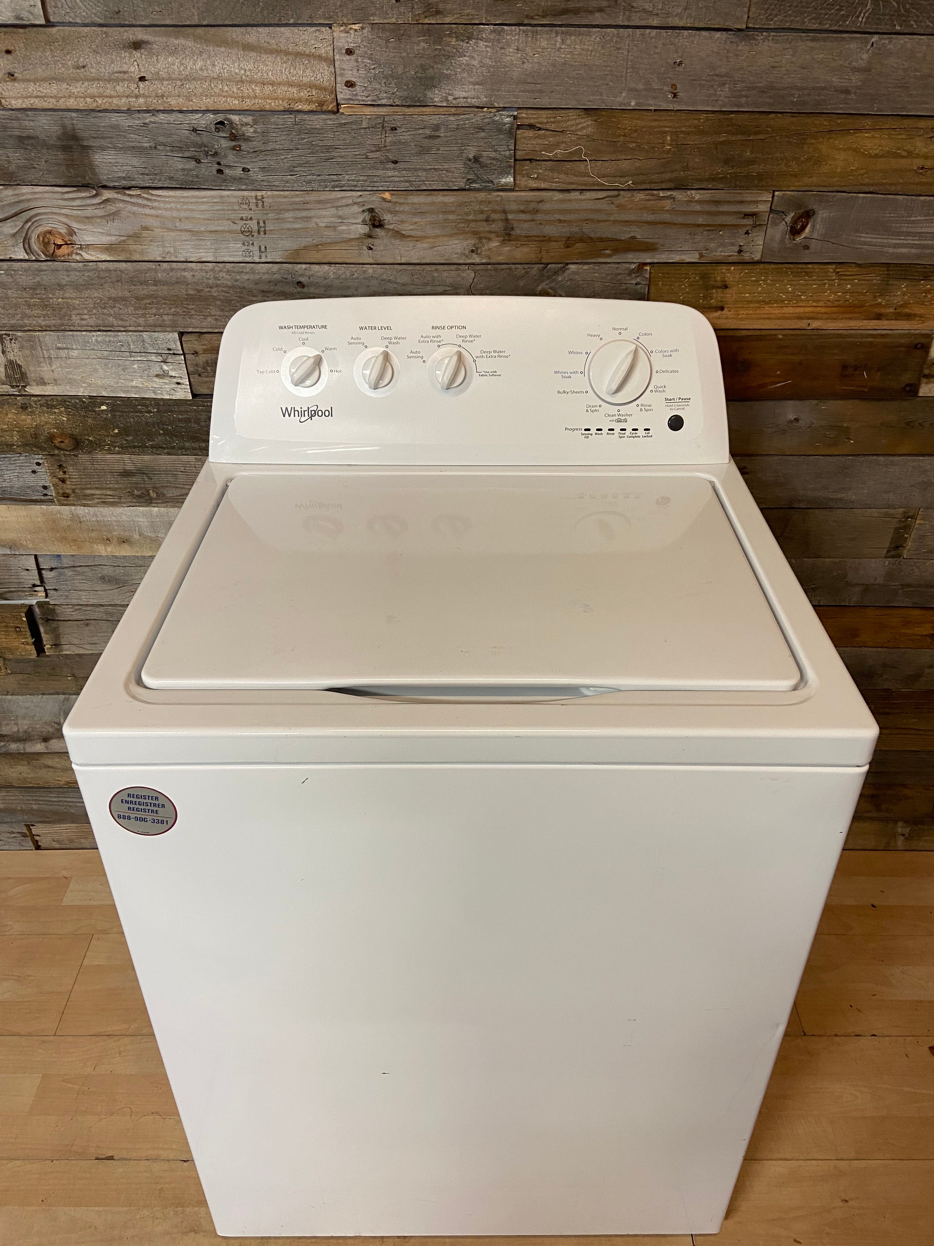 Whirlpool Large Capacity Top Load Washer