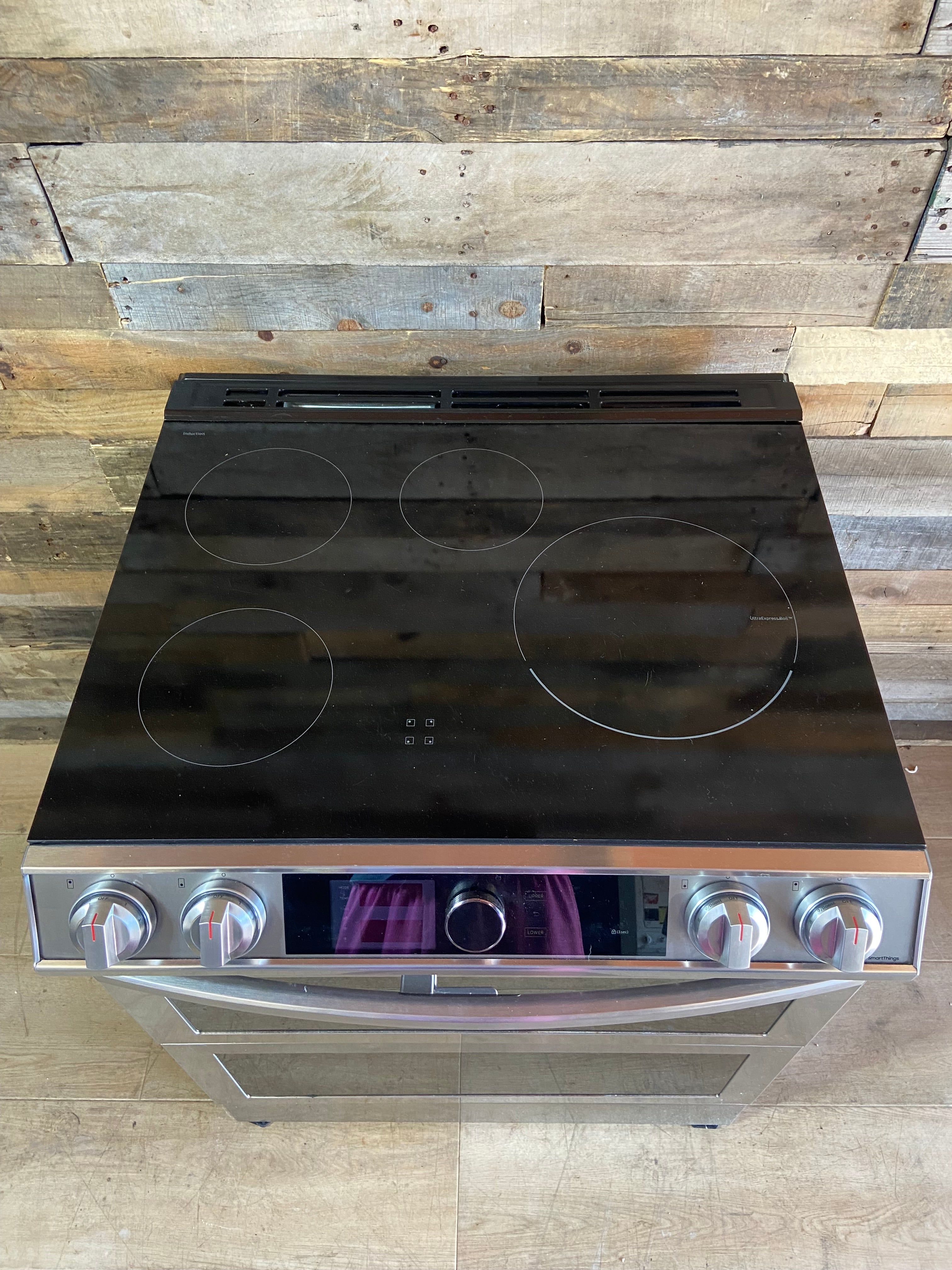 6.3 cu ft. Smart Slide-in Electric Range with Smart Dial, Air Fry, & Flex Duo™ in Stainless Steel