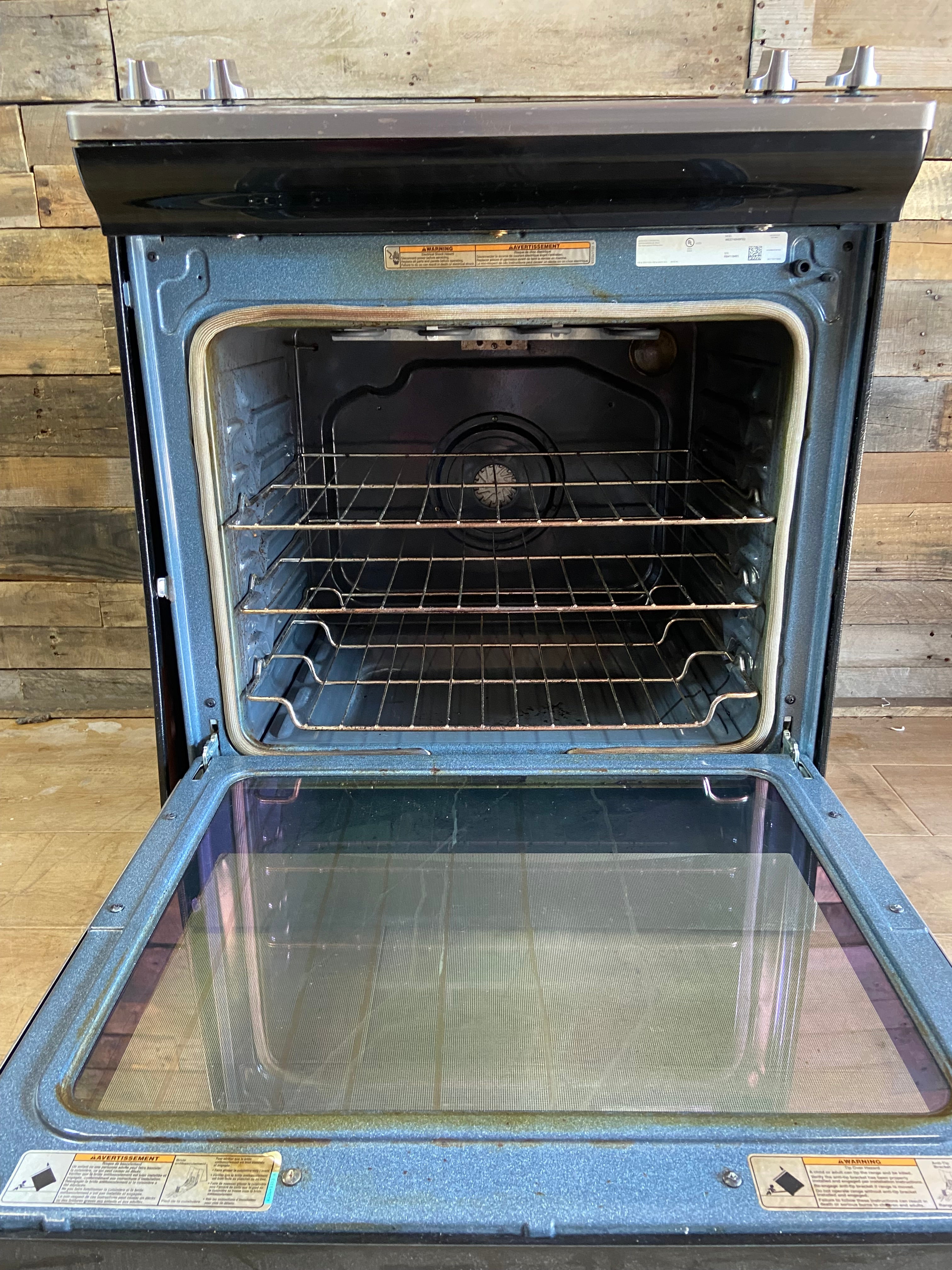 Whirlpool Stainless 5 Burner Convection Slide in Range