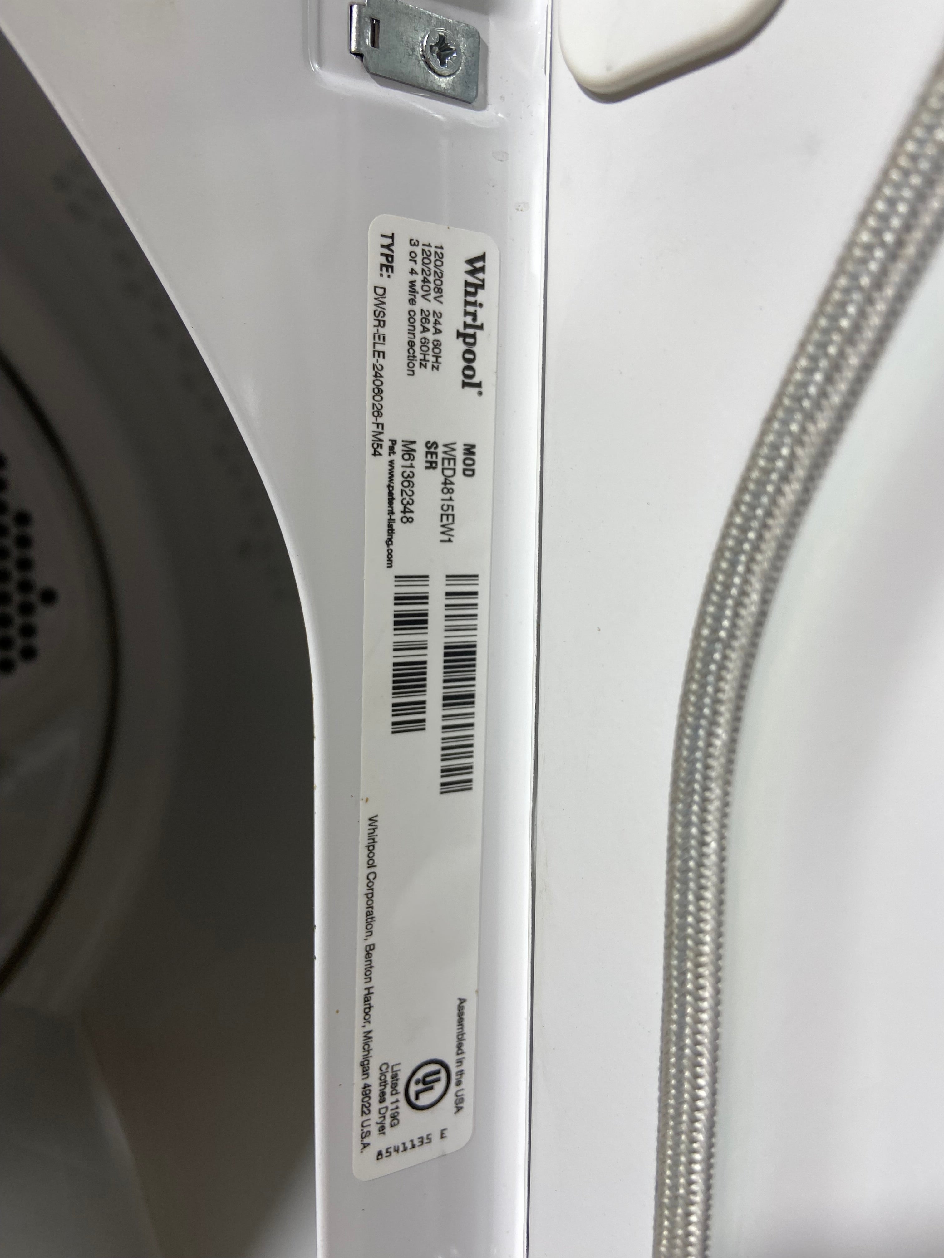 Whirlpool Top Load Grey Face Washer & Dryer Set