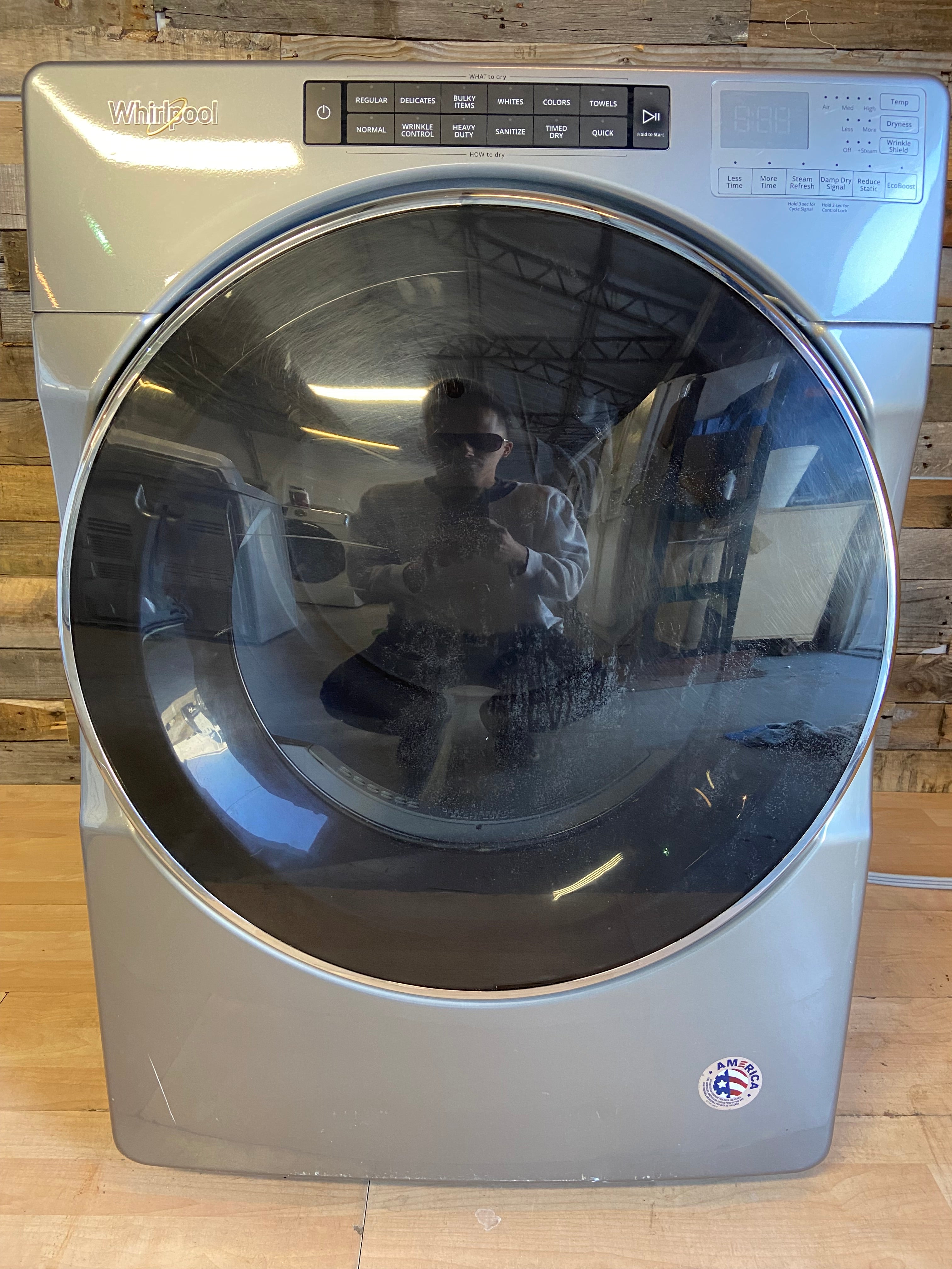 Whirlpool Grey Front Load Dryer
