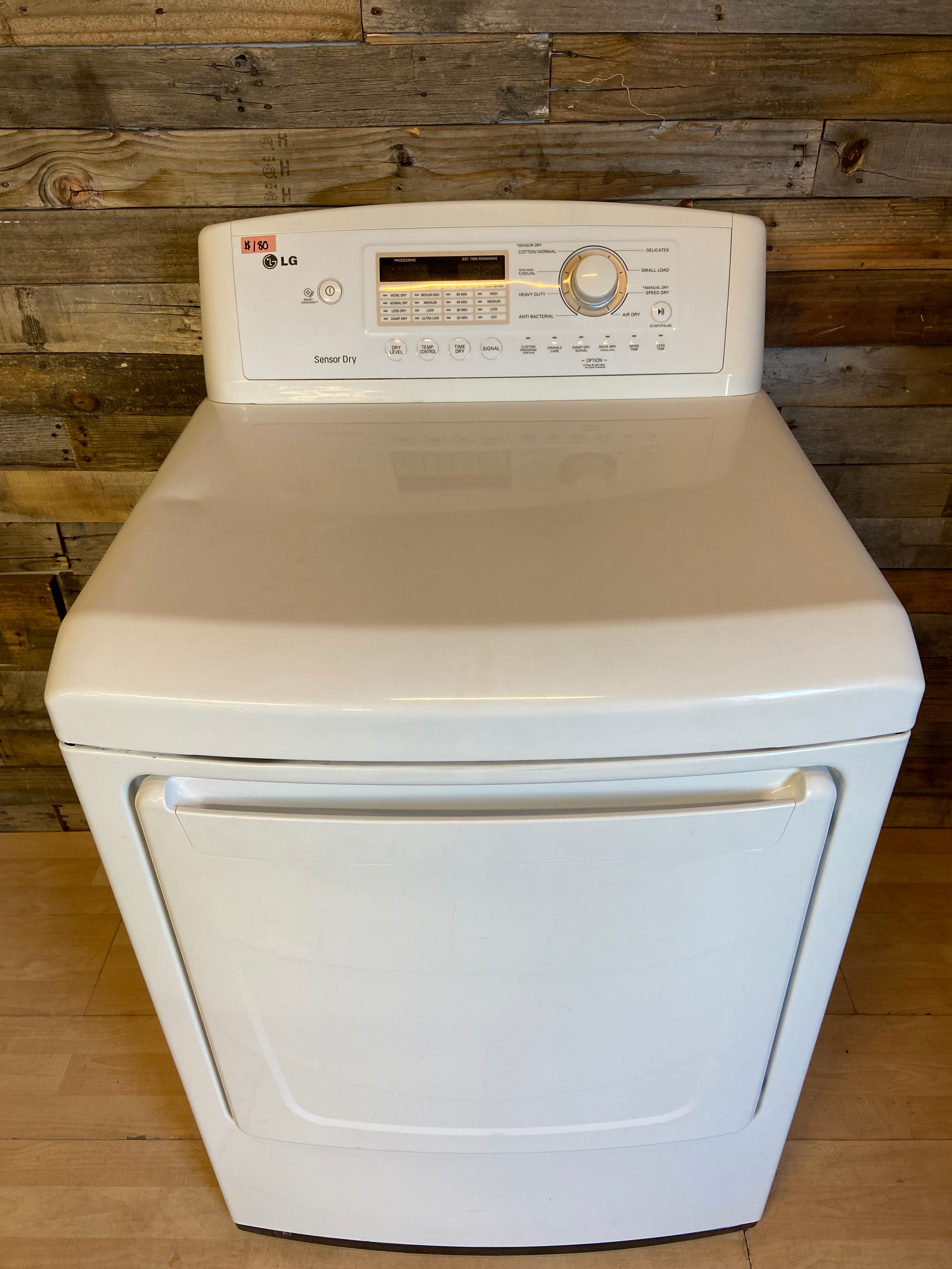 LG White Large Capacity Dryer
