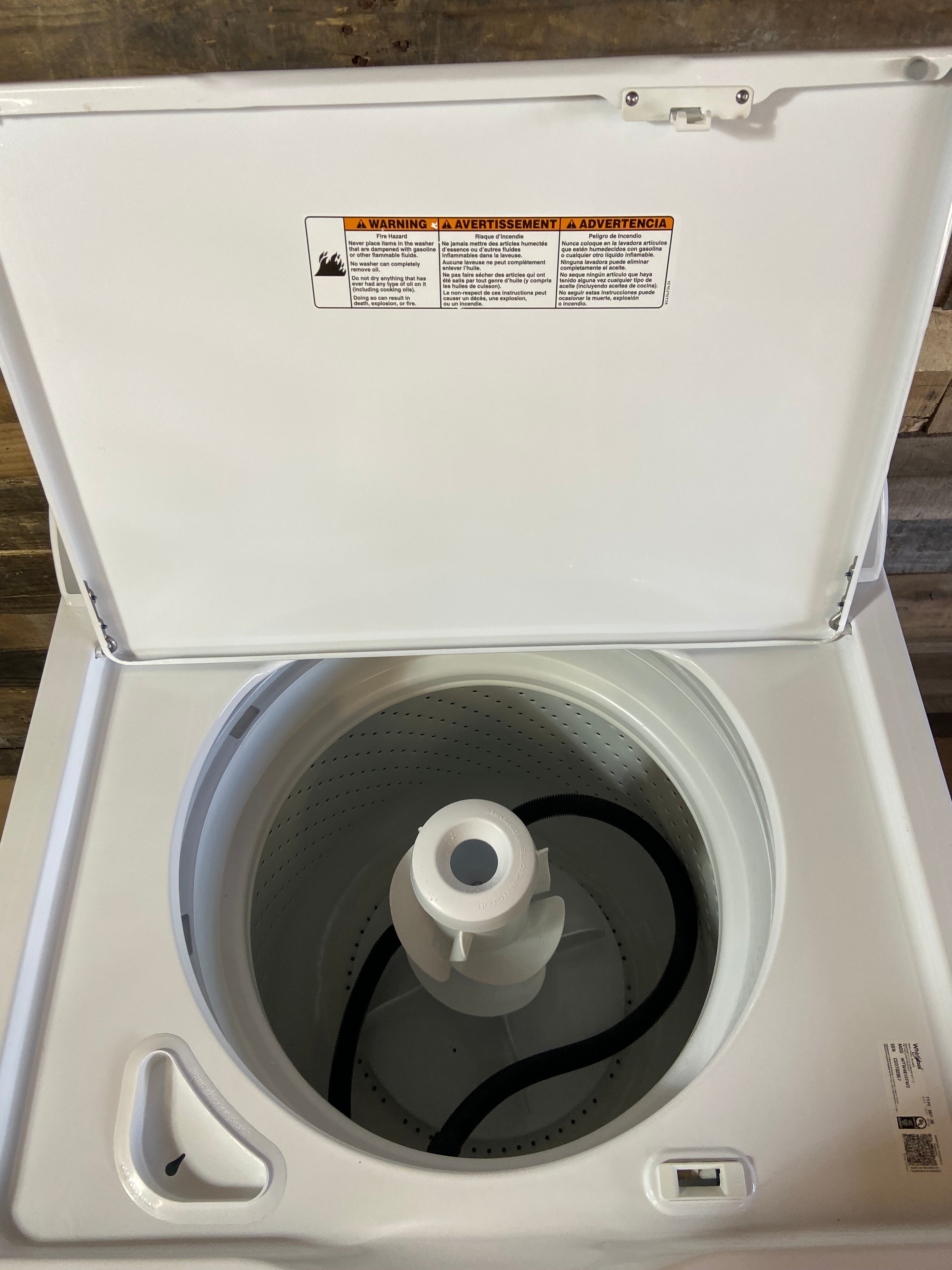 Whirlpool Grey Face Top Load Washer