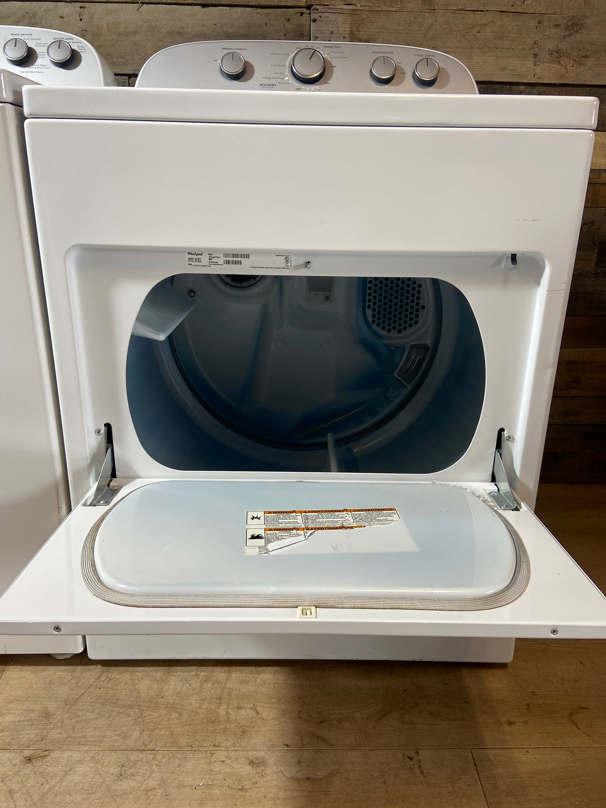 Whirlpool Top Load Large Capcity Stainless Tub Washer & Dryer Set