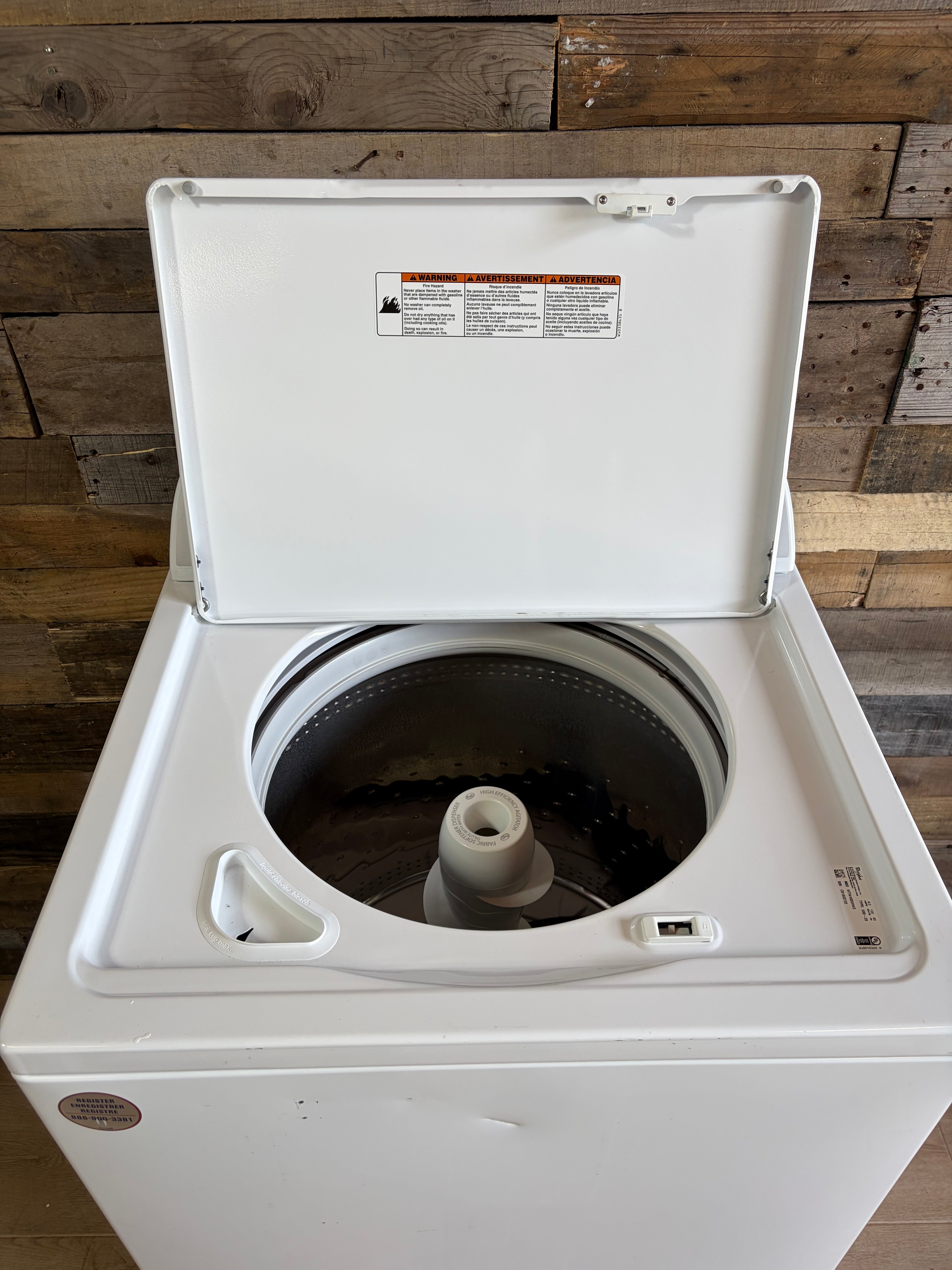 Whirlpool Grey Face Large Capacity Top Load Washer