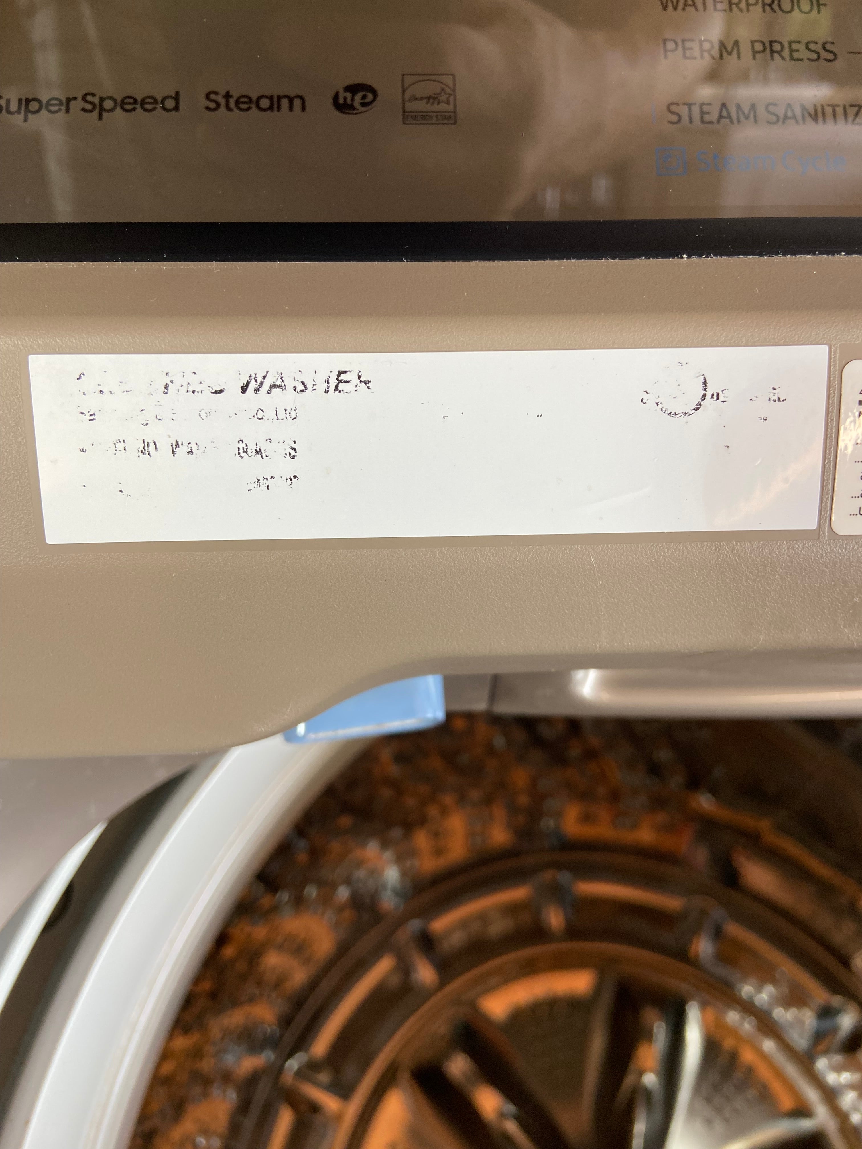 Bronze Samsung Top Load Large Capacity Washer